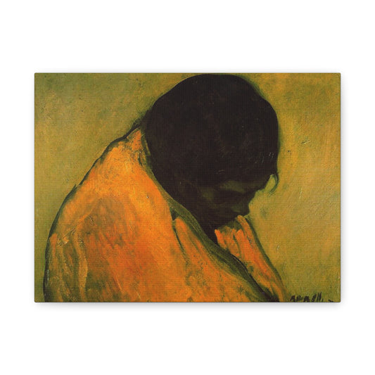 Amparo by Isidre Nonell Matte Stretched Canvas Wall Art Print