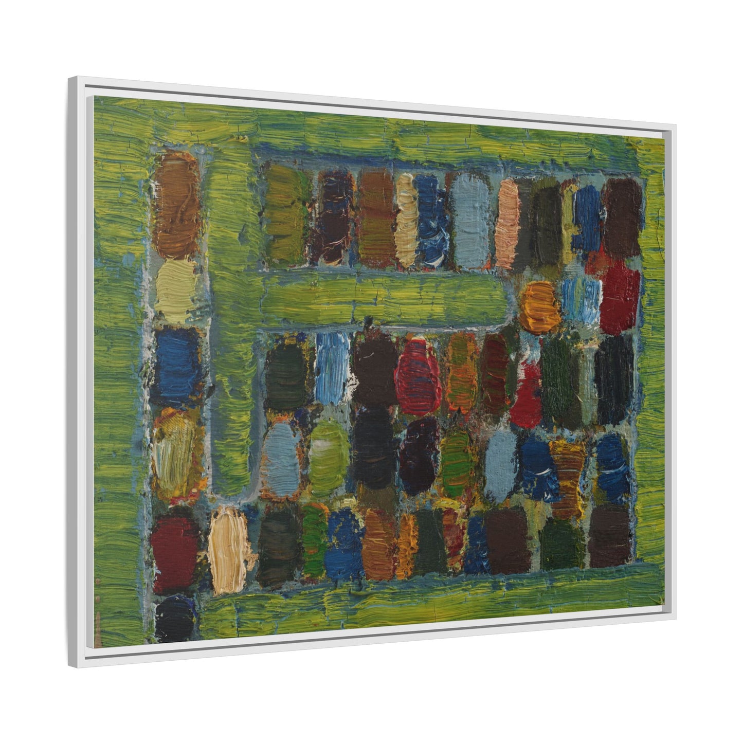 JMC-1970-3 by Jean-Michel Coulon Matte Canvas Framed Wall Art Print