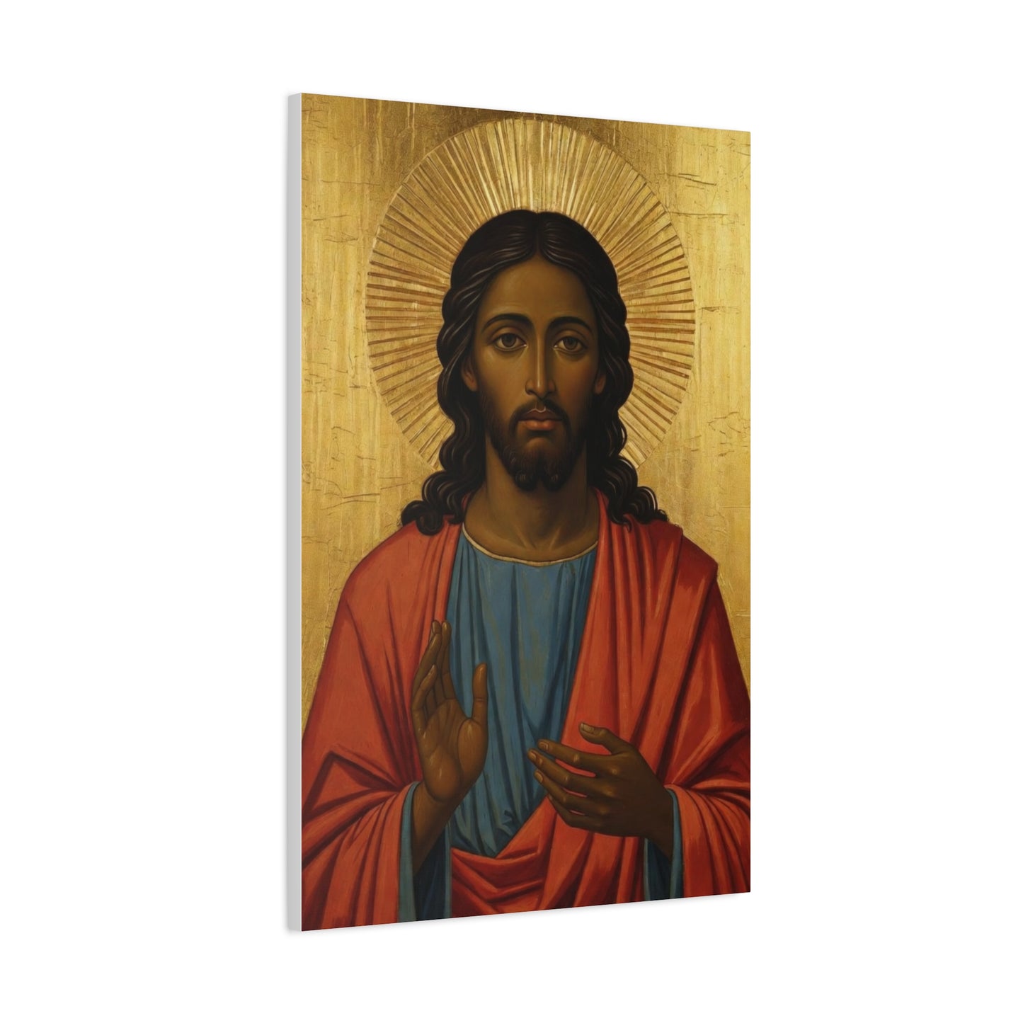 Christ Pantocrator Matte Canvas Wall Art — Stretched Religious Icon