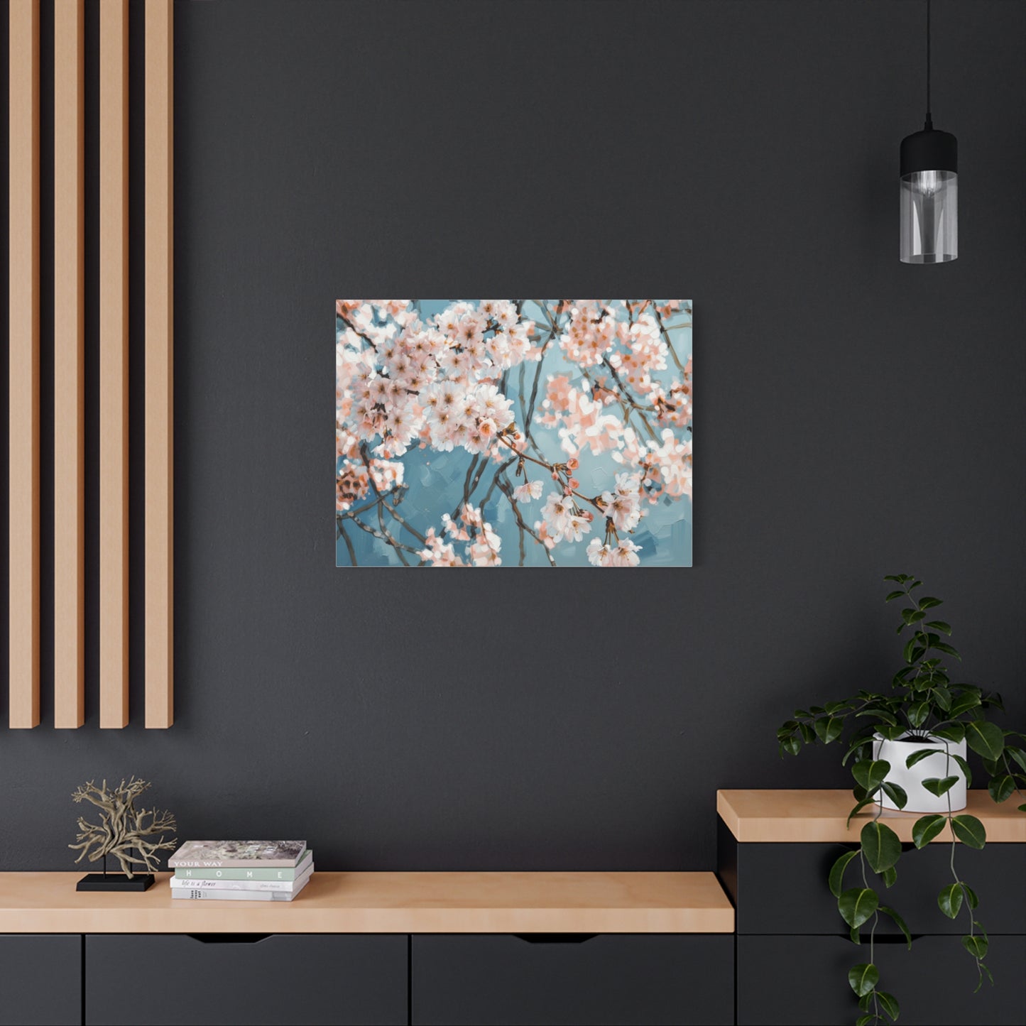 Cherry Blossom Matte Canvas Wall Art – Stretched 1.25"