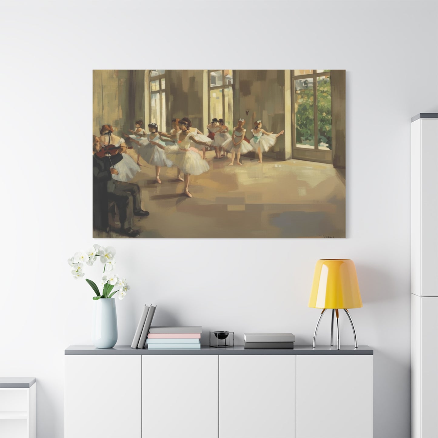 Ballet Rehearsal Matte Canvas