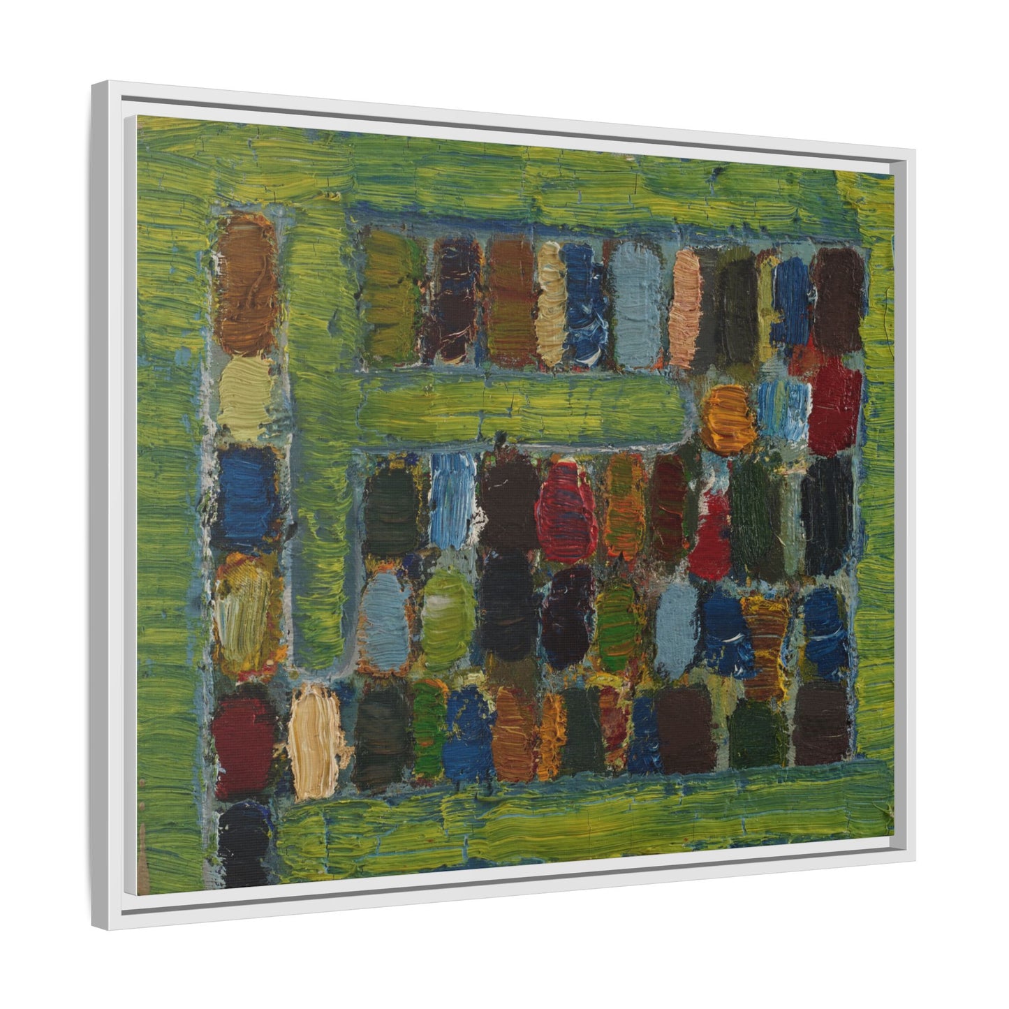JMC-1970-3 by Jean-Michel Coulon Matte Canvas Framed Wall Art Print