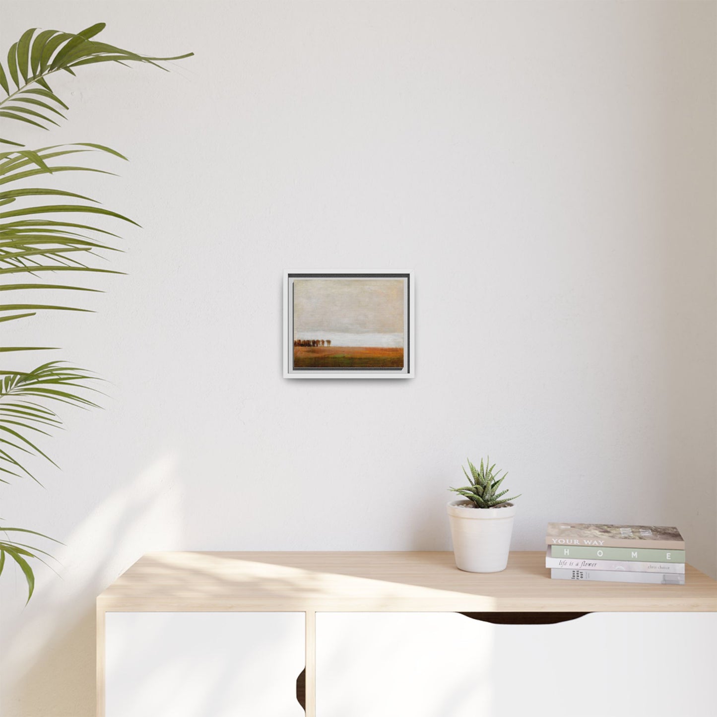 View of Jaegersborg Allé, North of Copenhagen by Vilhelm Hammershøi Framed Matte Canvas Wall Art Print