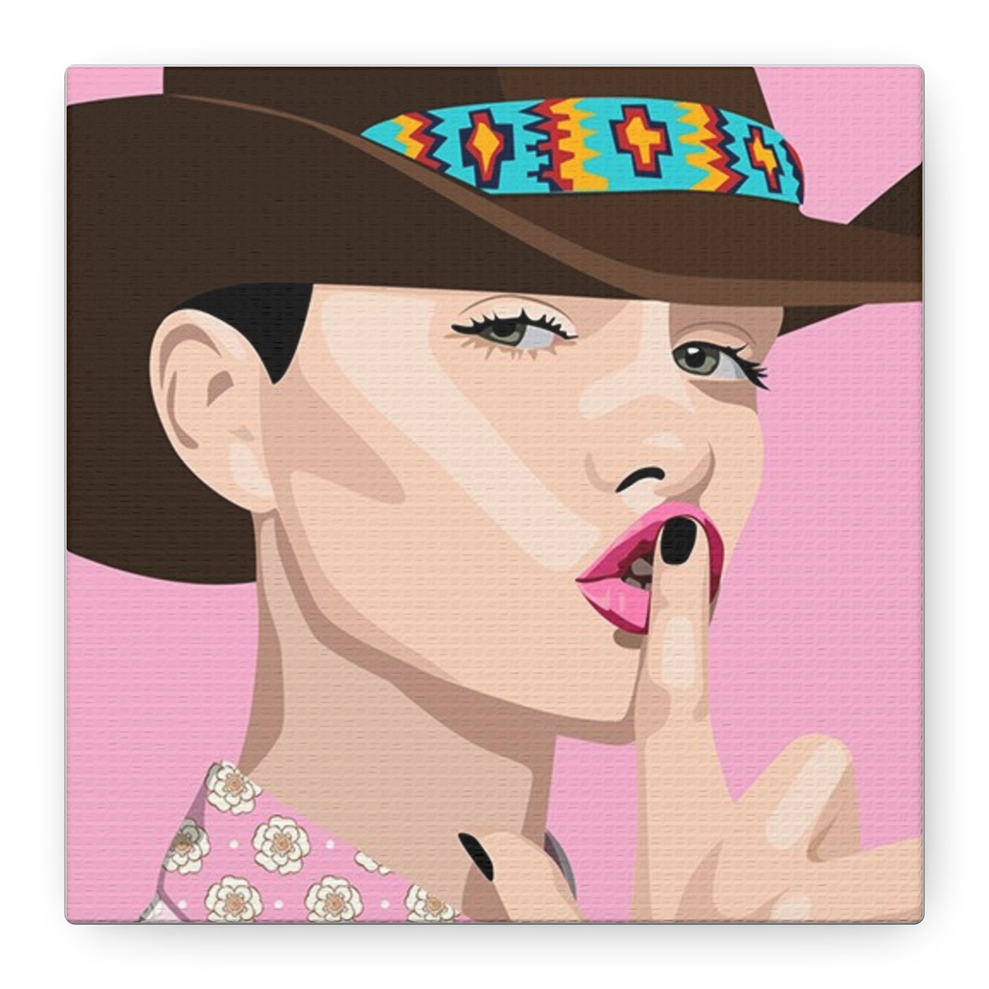 Vivid 63 by Orit Fuchs Canvas Wall Art Matte Stretched