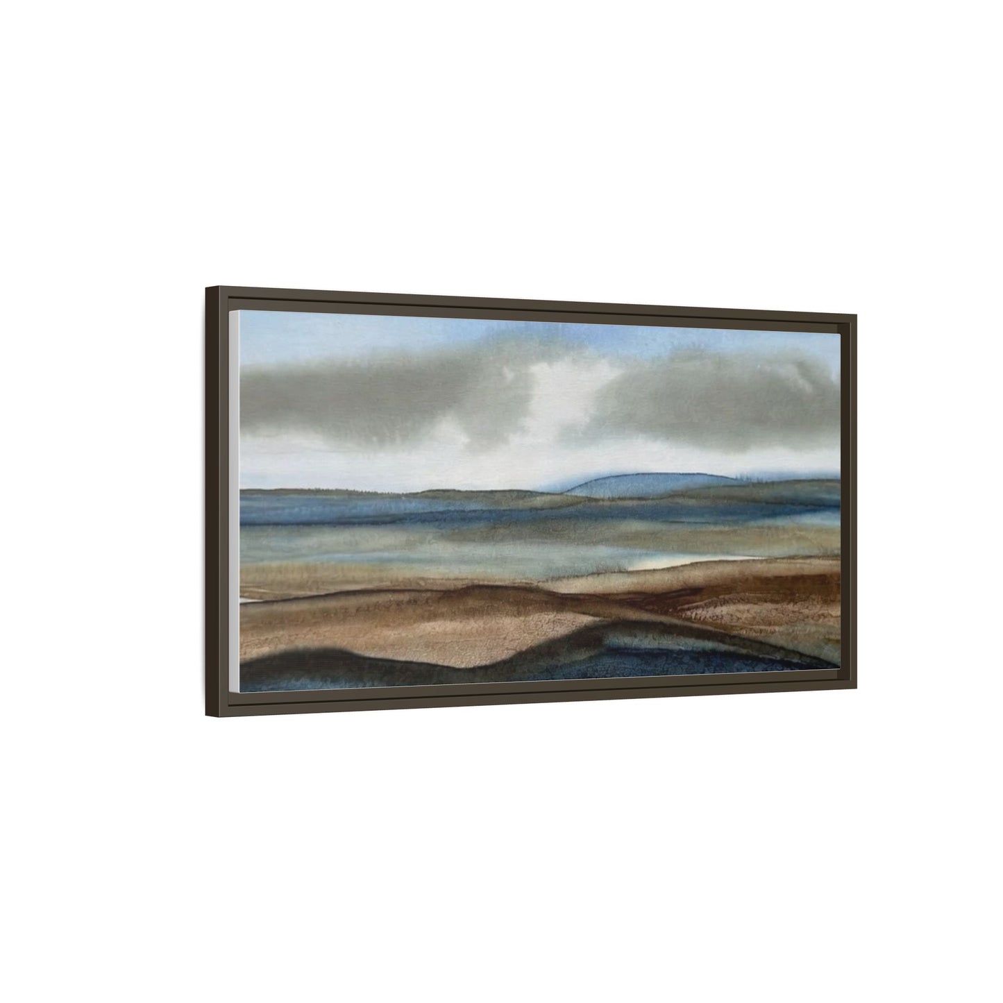 Matte Canvas Landscape, Framed (Multi-color)