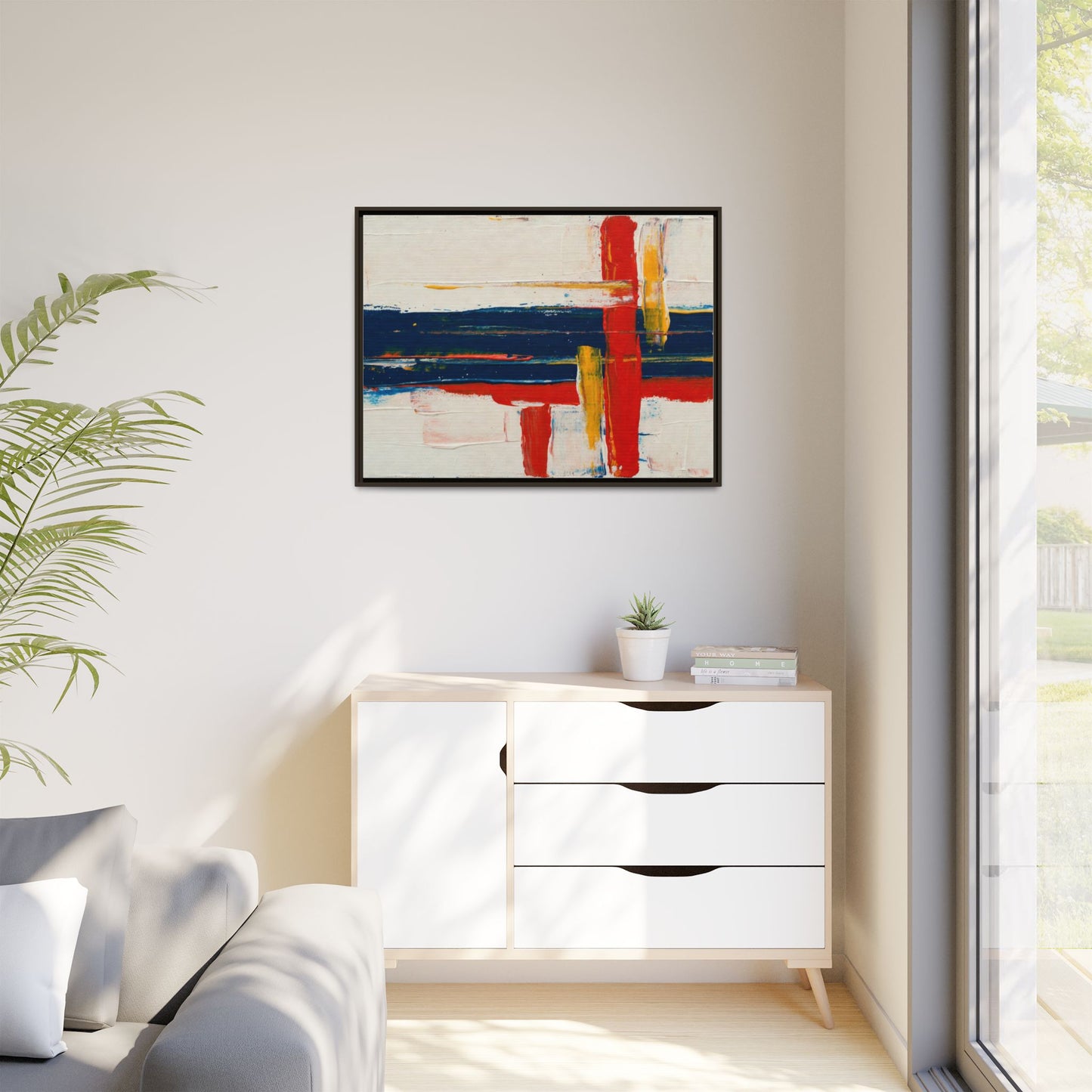 Matte Canvas, Framed (Multi-color)