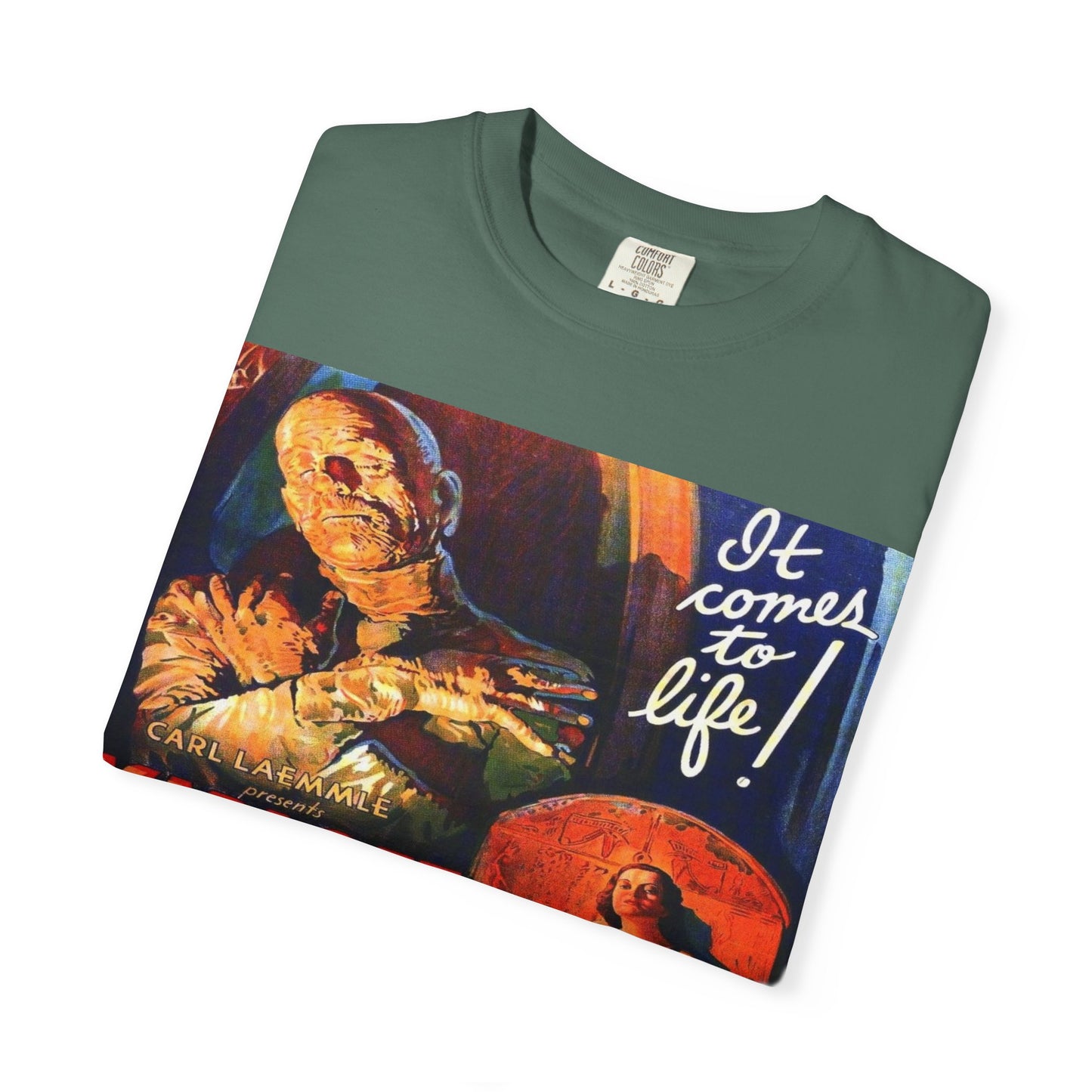 Mummy Movie Poster T‑Shirt — Vintage Karloff Horror Graphic Tee