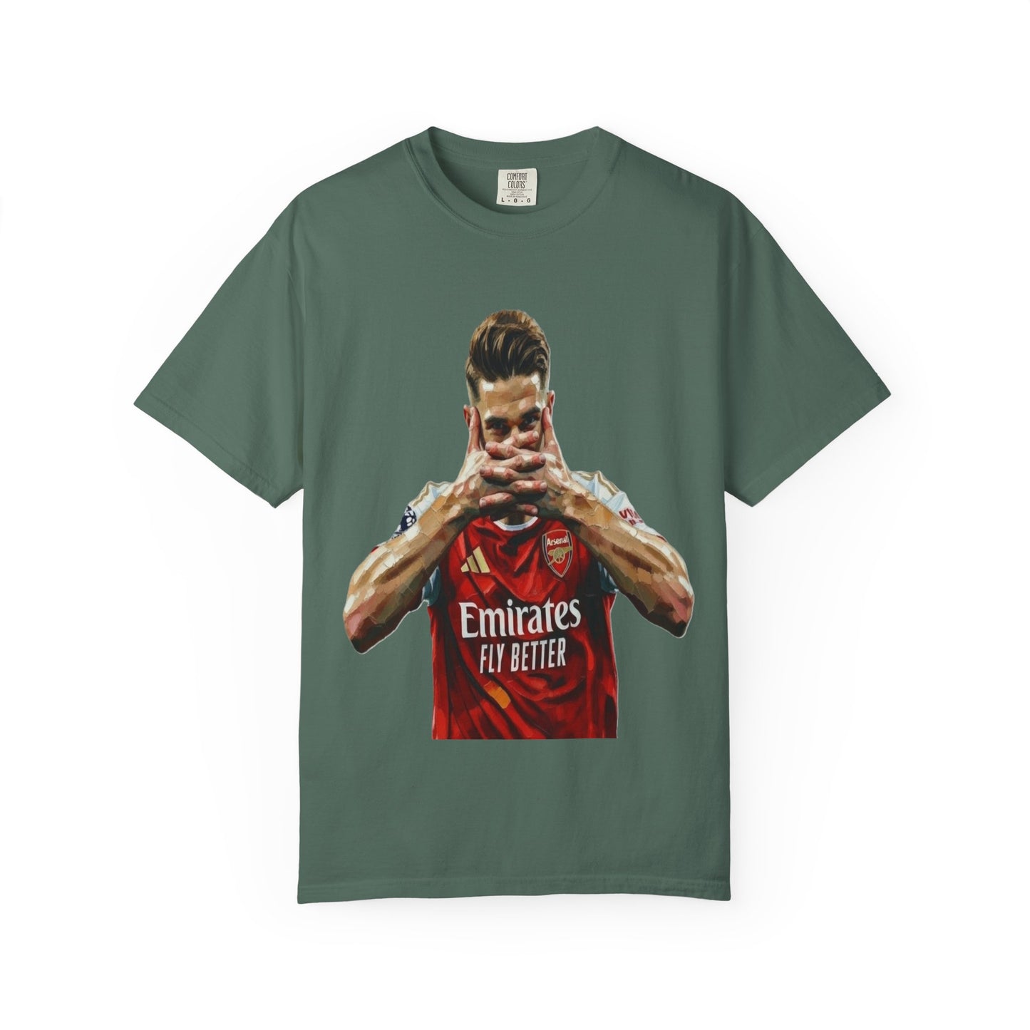 Soccer Celebration T-Shirt — Emirates 'Fly Better' Jersey Design