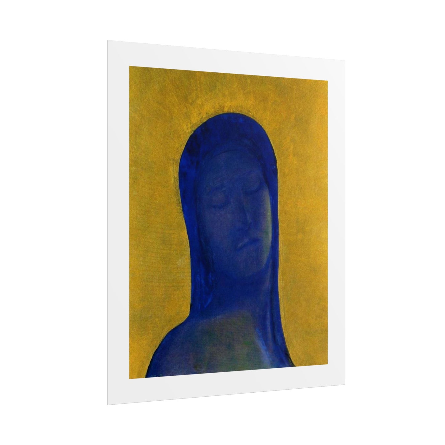 Closed Eyes by Odilon Redon Wall Art Print