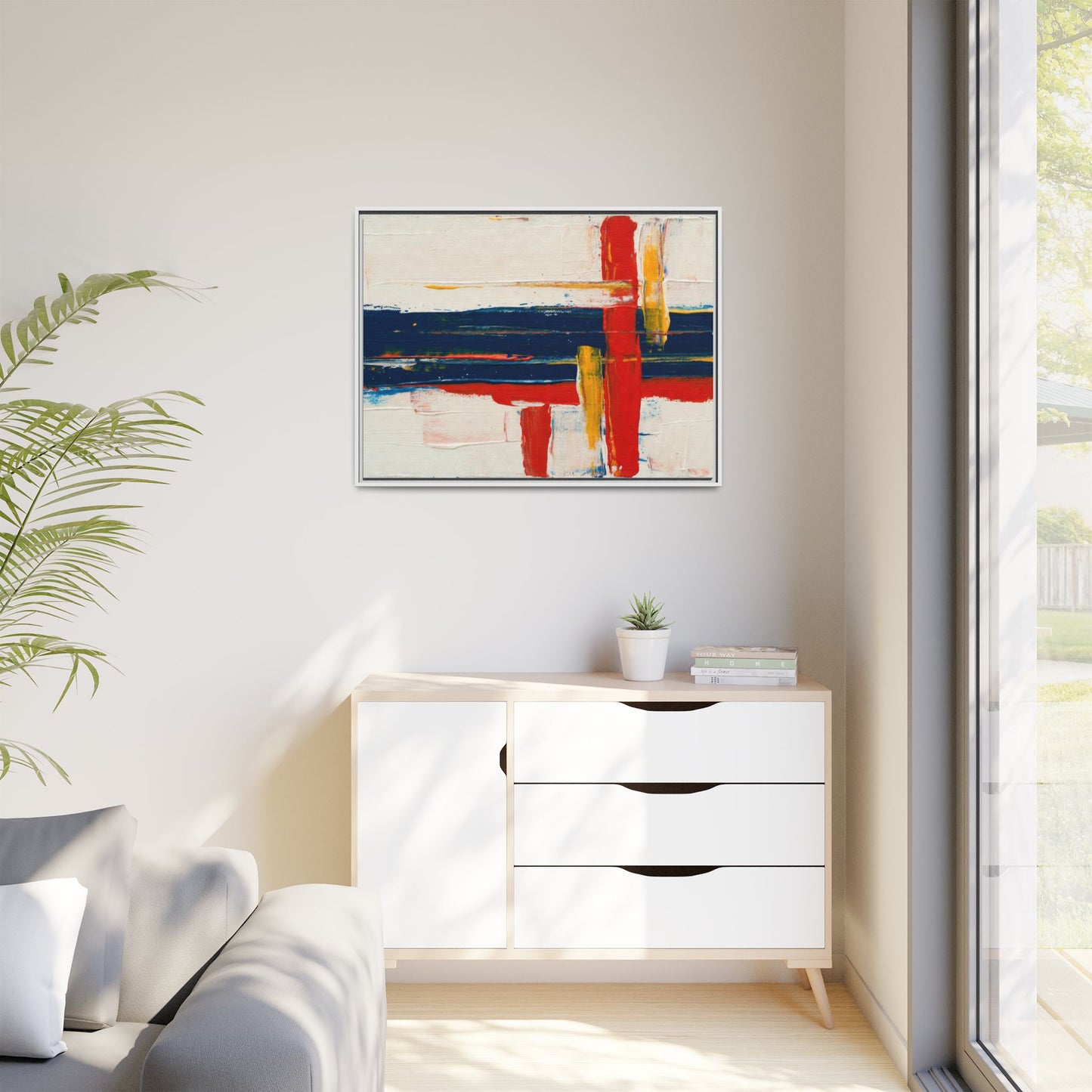 Matte Canvas, Framed (Multi-color)