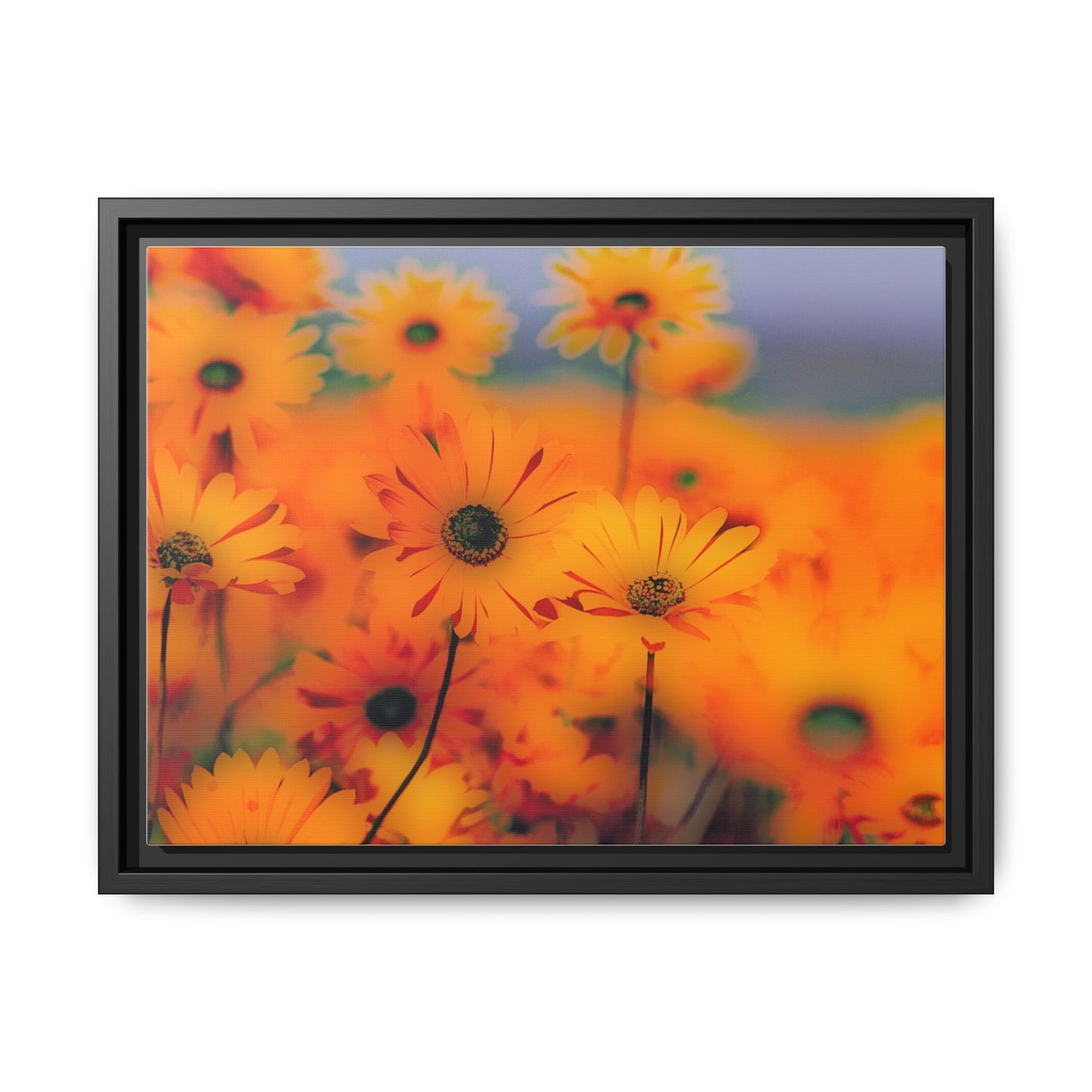 Bee Garden by Norman Barrett Framed Matte Canvas Wall Art Print