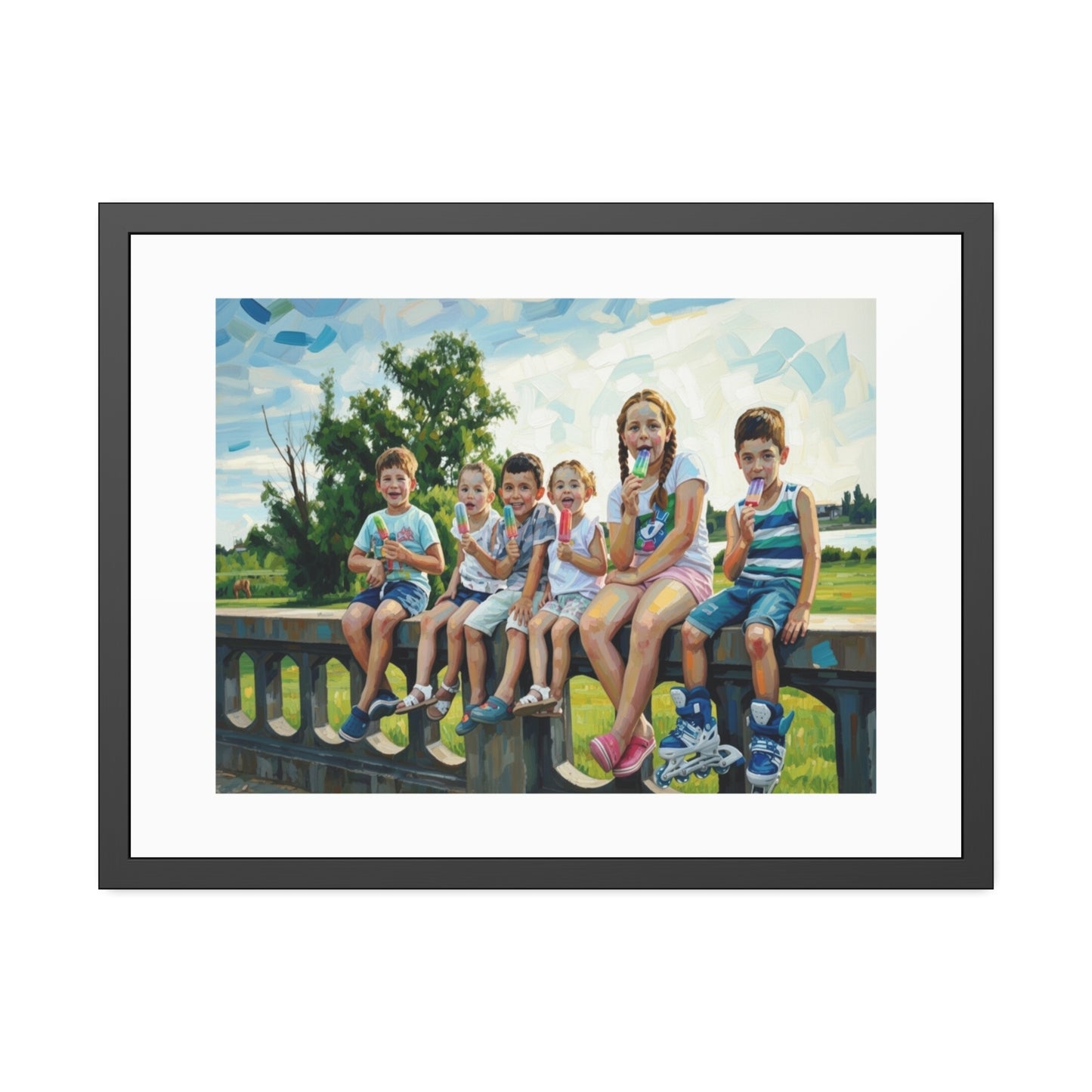 Framed Poster - Custom Family Portrait Art Print
