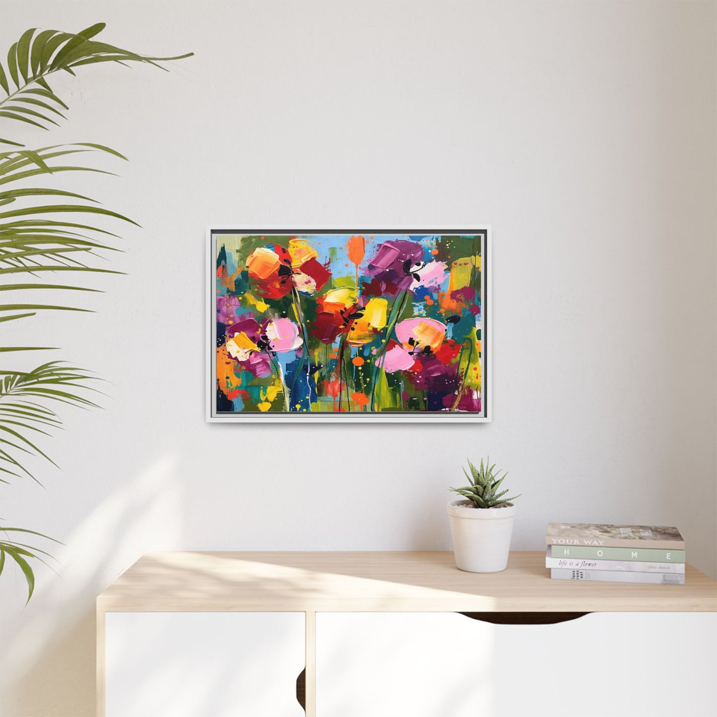 Matte Canvas, Framed (Multi-color)