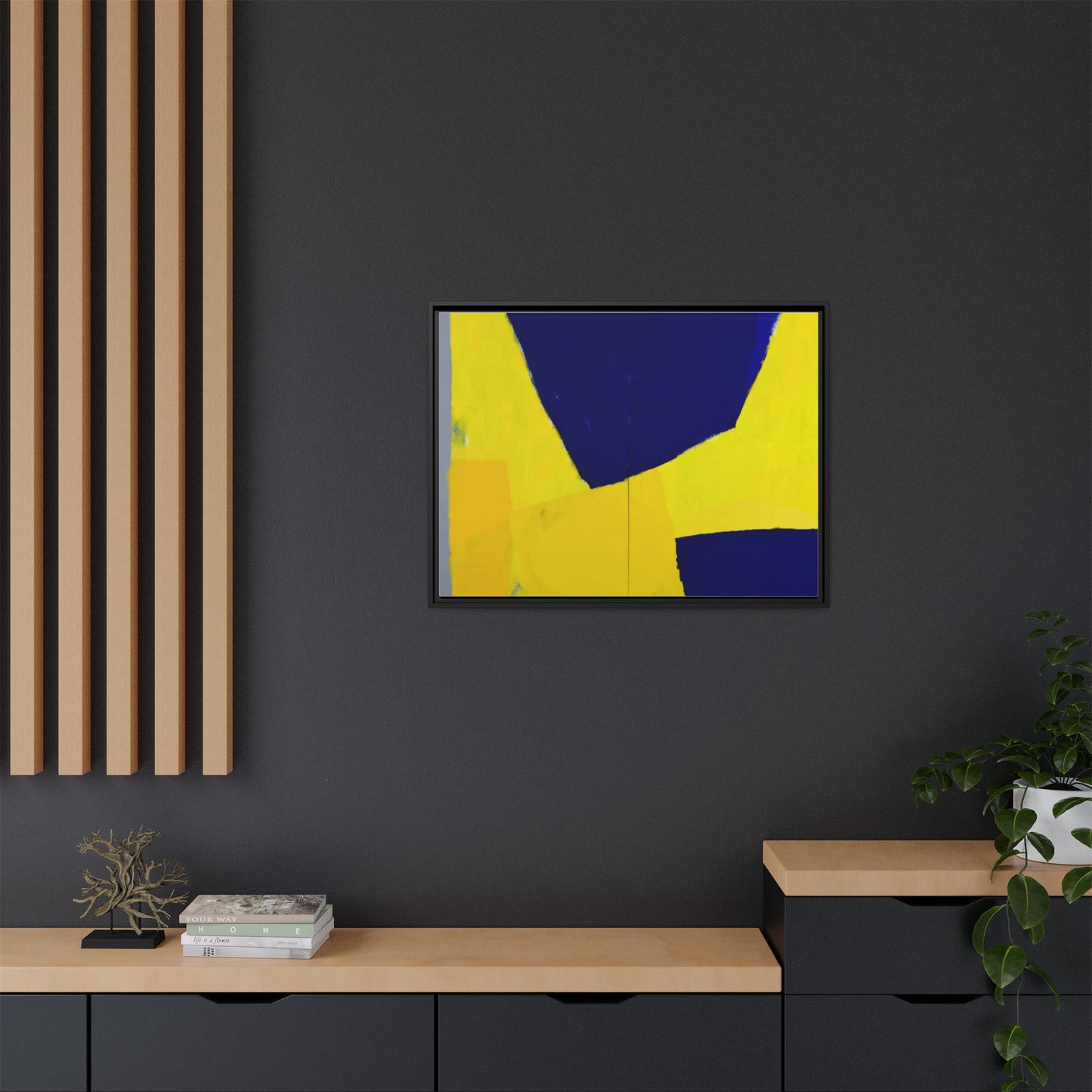 Lantenhammer by Lageplan Atelier Framed Modern Wall Art