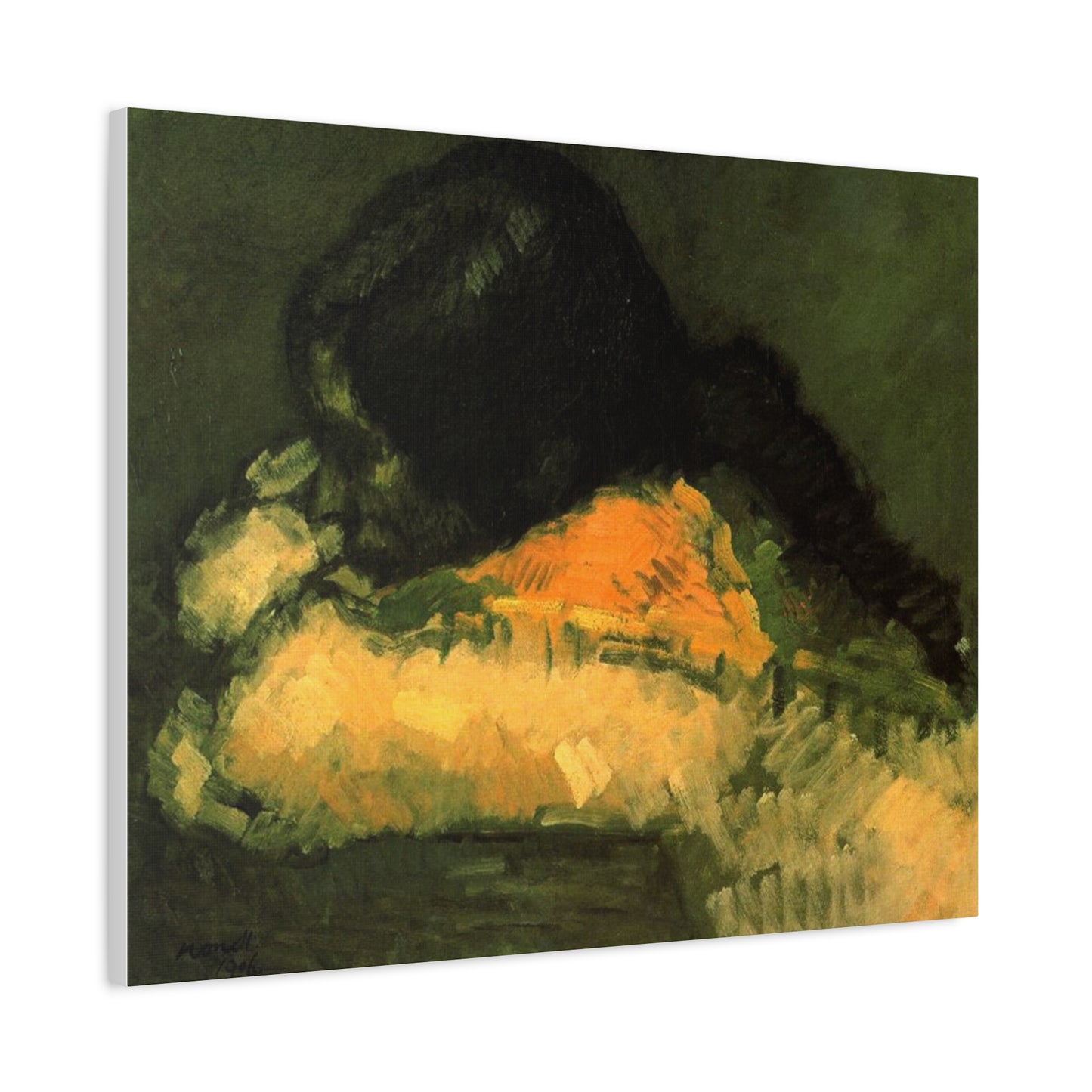 La Chata by Isidre Nonell Matte Canvas Wall Art Print