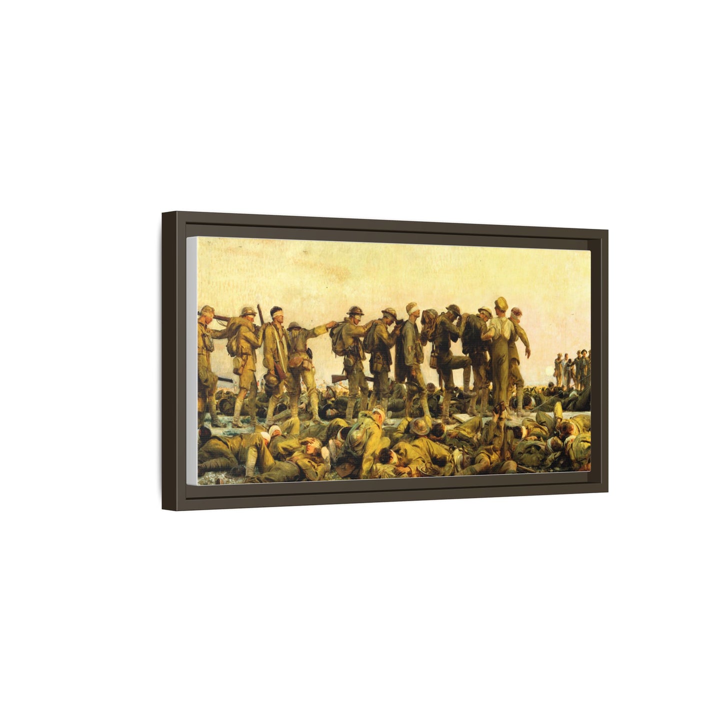 Gassed by John Singer Sargent (RA) Framed Matte Canvas Print