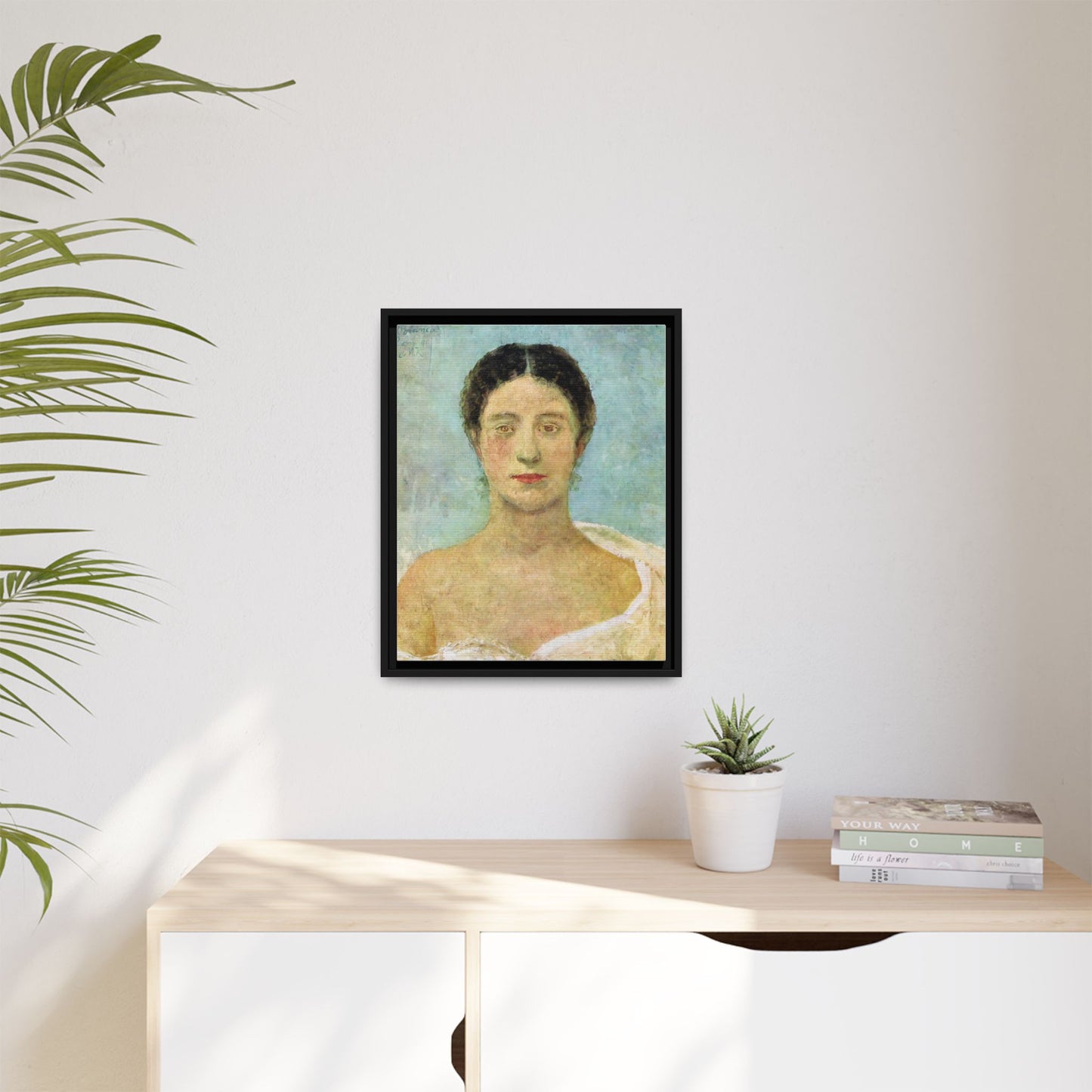Bianca by Max Klinger Framed Matte Canvas Portrait Print