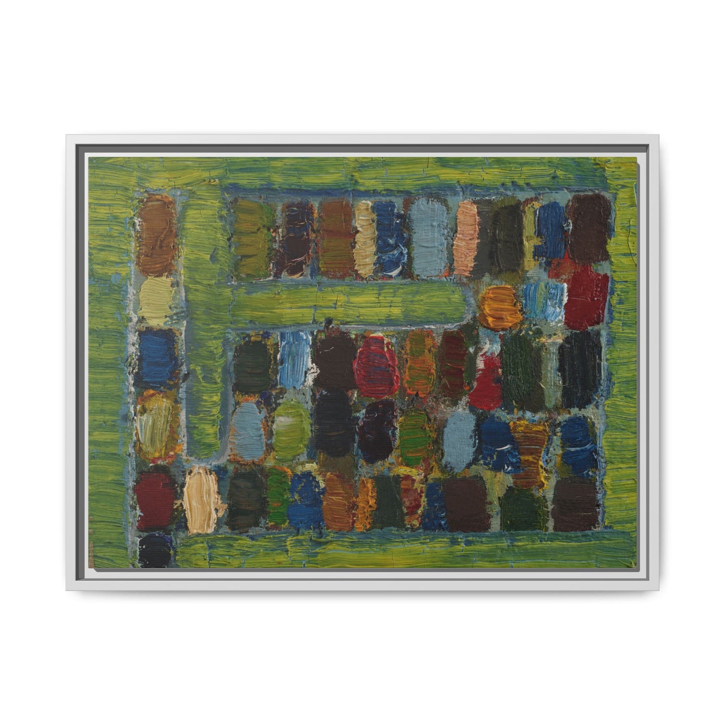JMC-1970-3 by Jean-Michel Coulon Matte Canvas Framed Wall Art Print