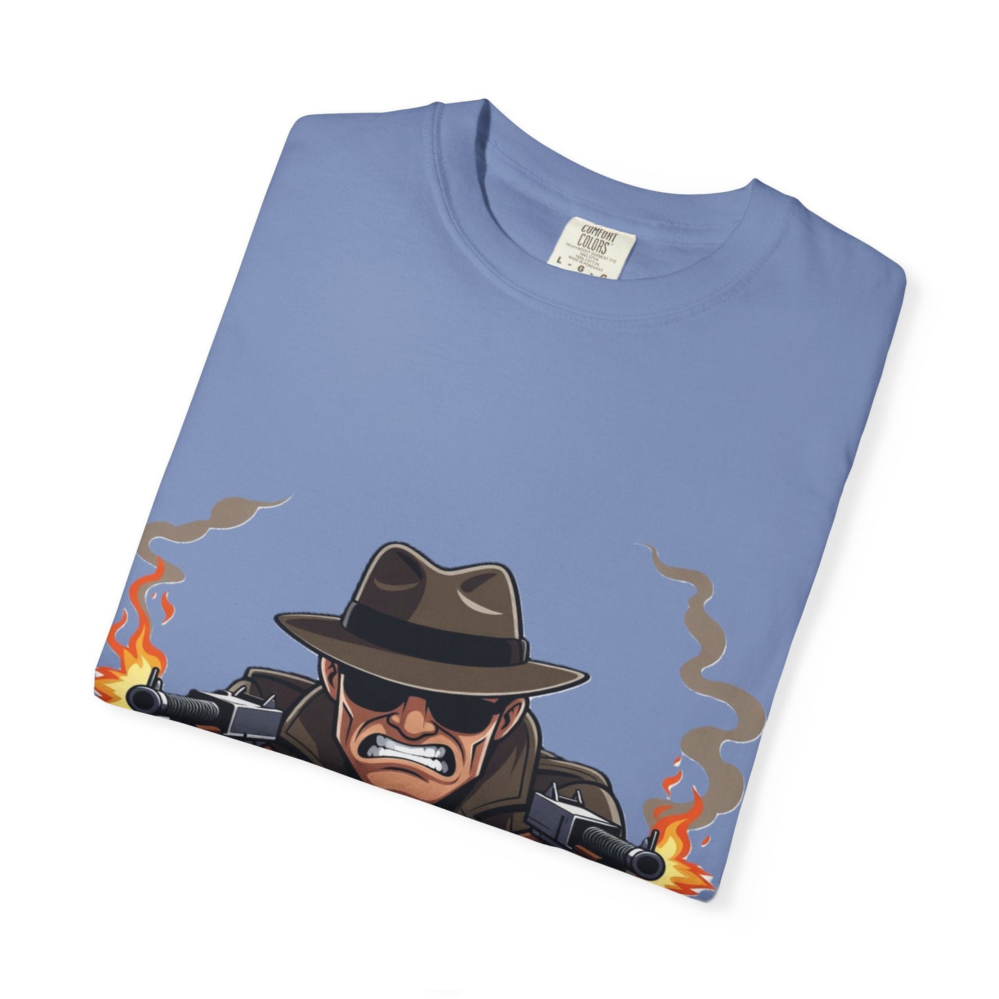 Vintage Gangster Shooter T-Shirt – Retro Mobster Graphic Tee