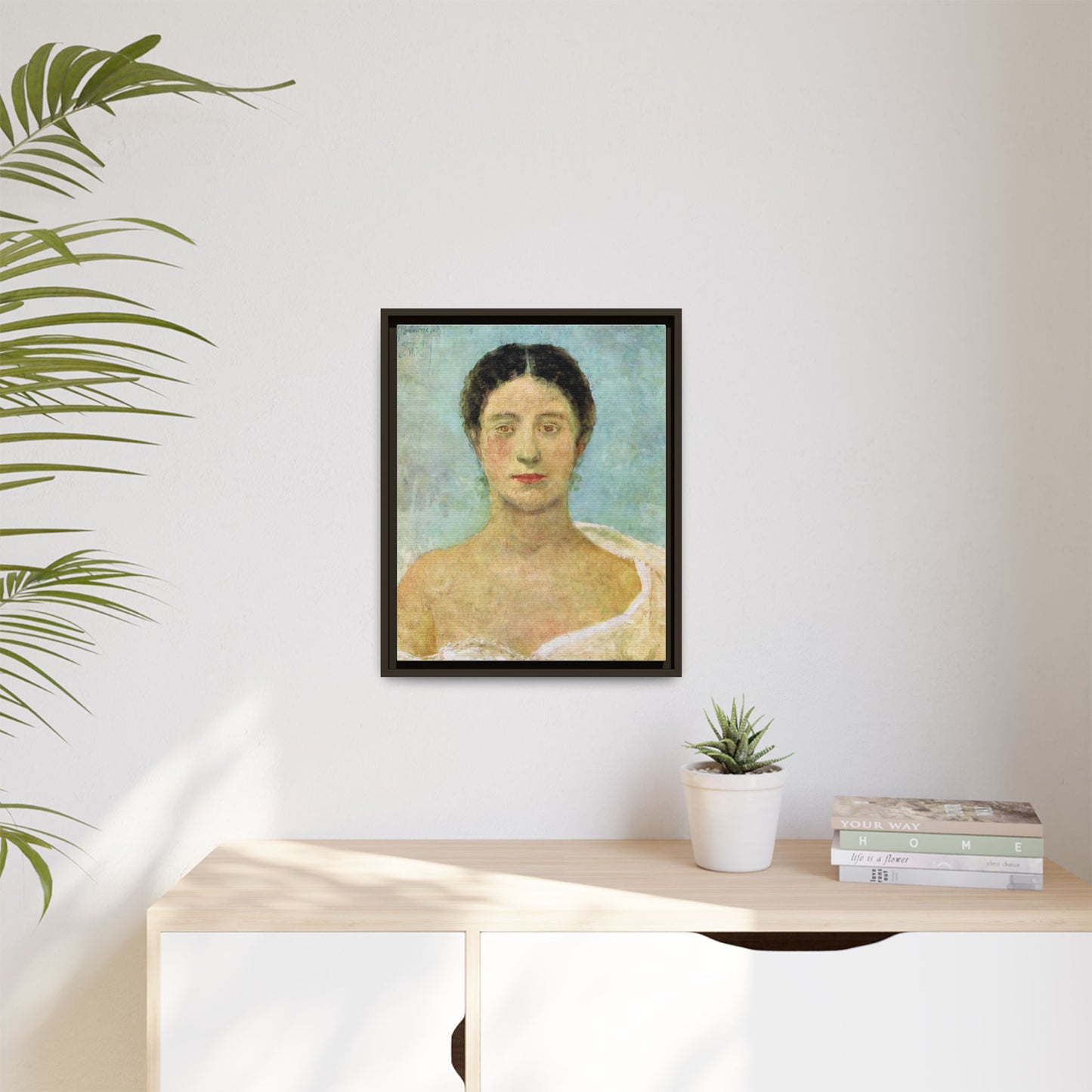 Bianca by Max Klinger Framed Matte Canvas Portrait Print