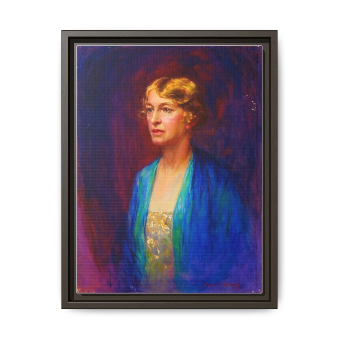 Matte Canvas Portrait , Framed (Multi-color)