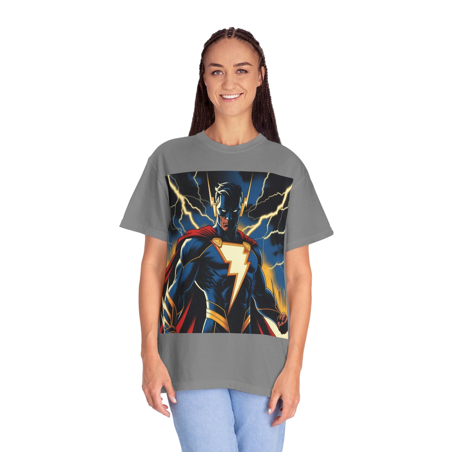 Unisex Superhero Garment-Dyed T-shirt