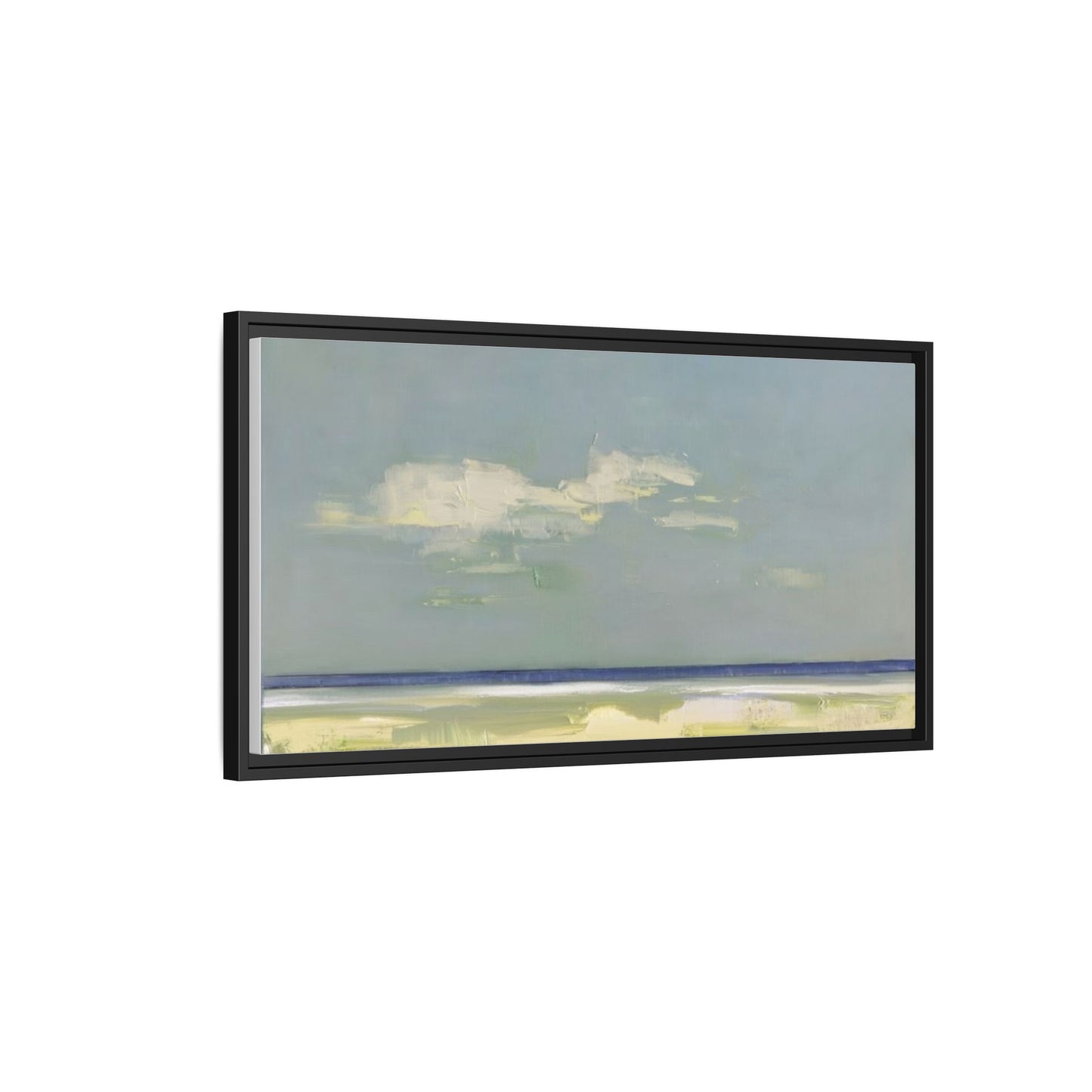 Coastal Calm Matte Canvas Framed Wall Art