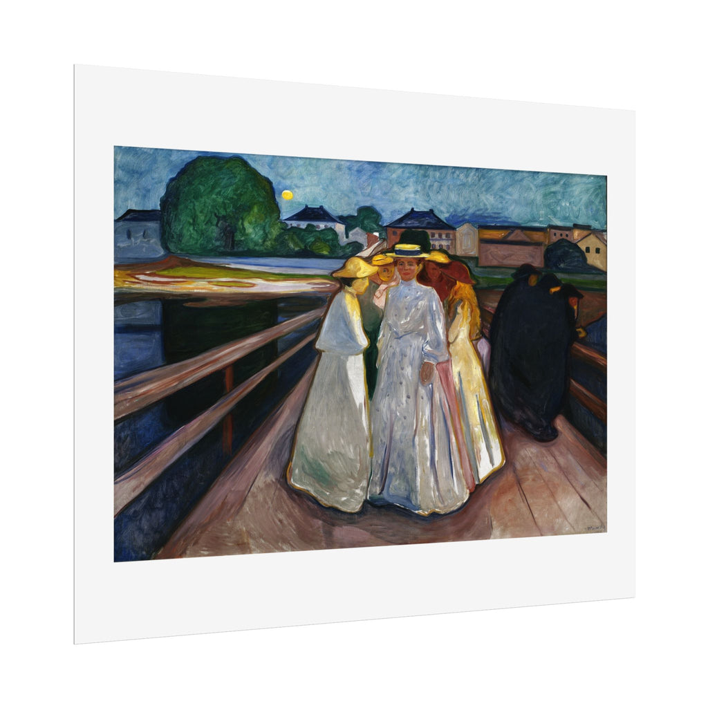 On the Bridge (Thielska) by Edvard Munch Wall Art Print