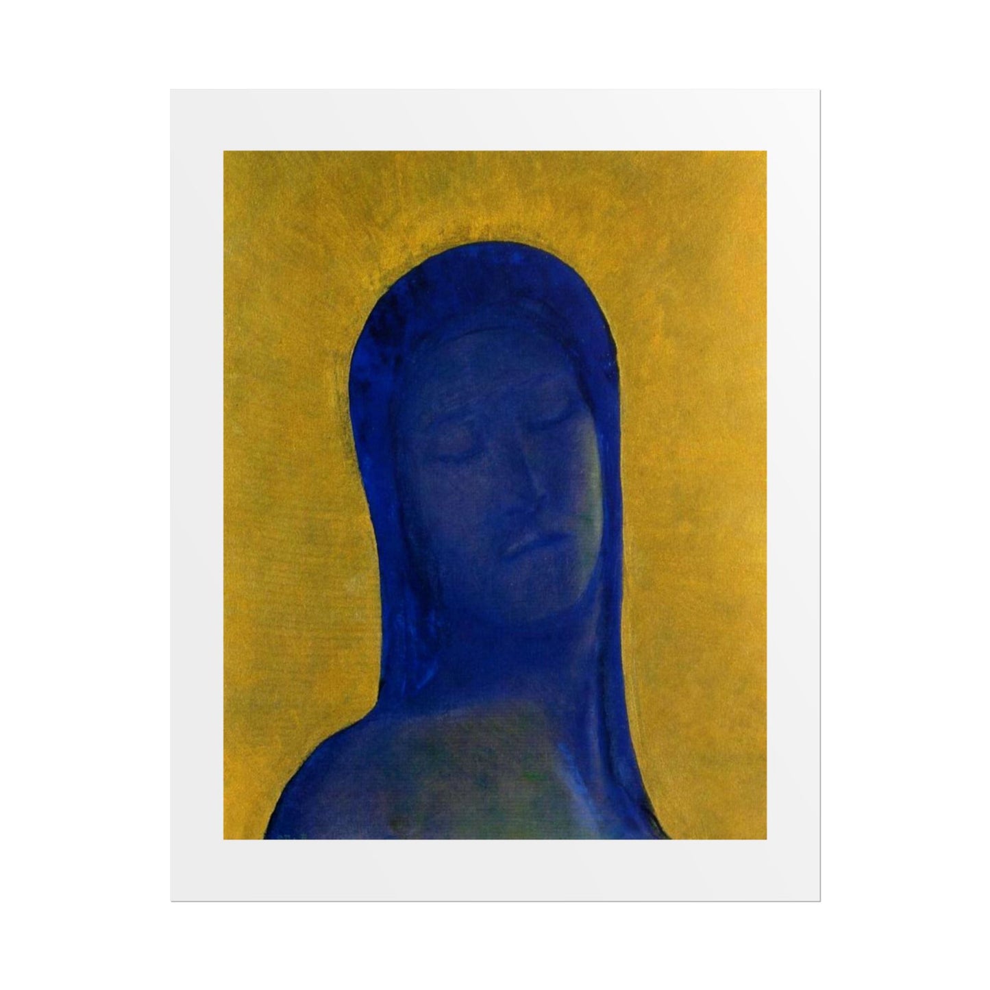 Closed Eyes by Odilon Redon Wall Art Print