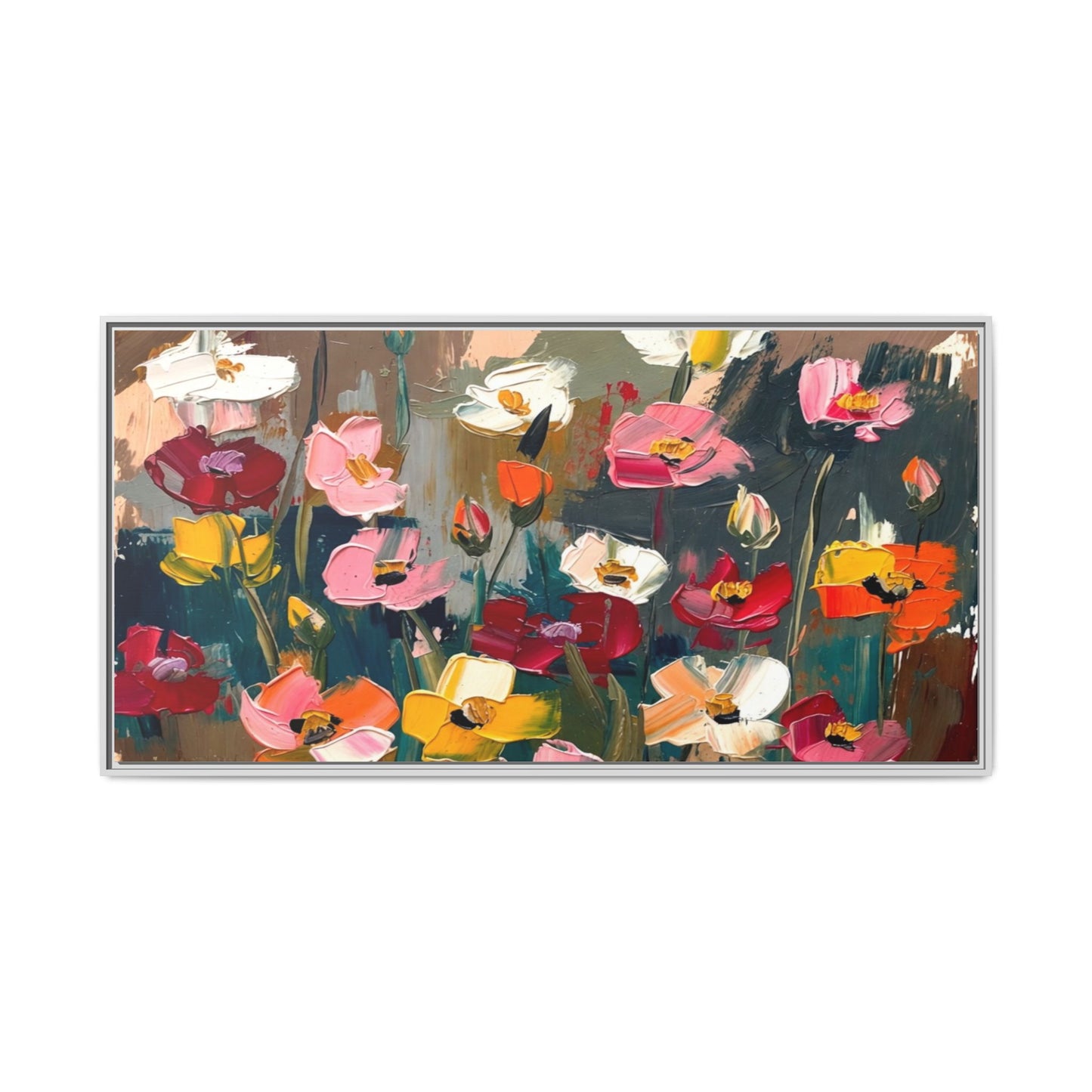 Matte Canvas, Framed (Multi-color)