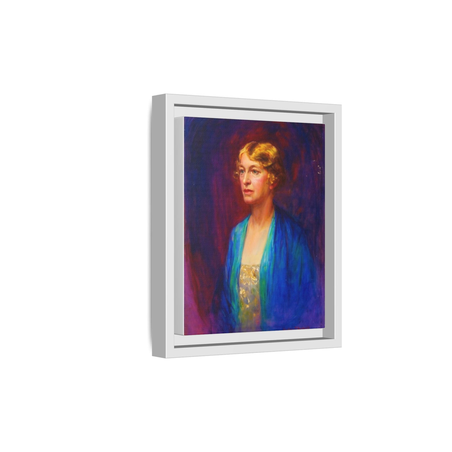 Matte Canvas Portrait , Framed (Multi-color)