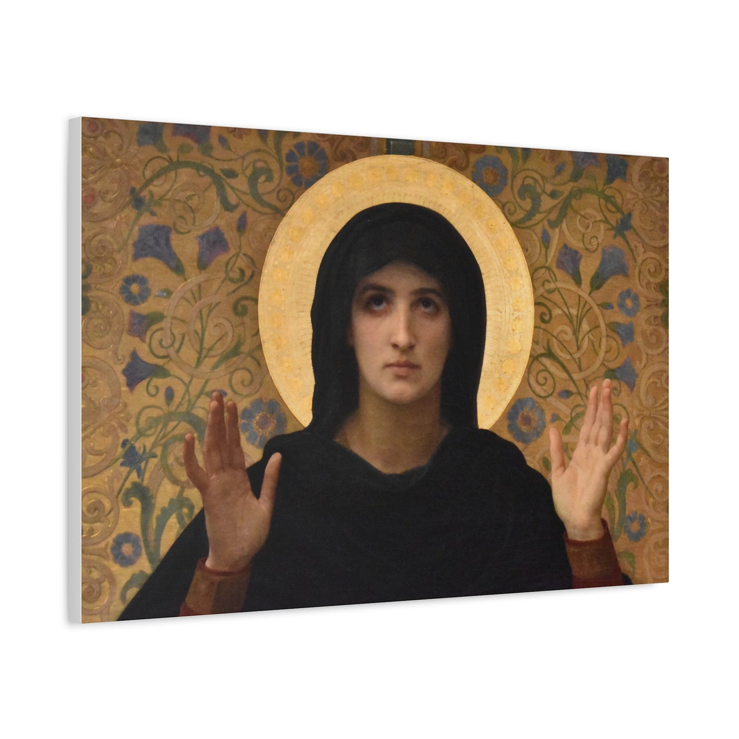 La Vierge consolatrice by William Adolphe Bouguereau Matte Stretched Wall Art