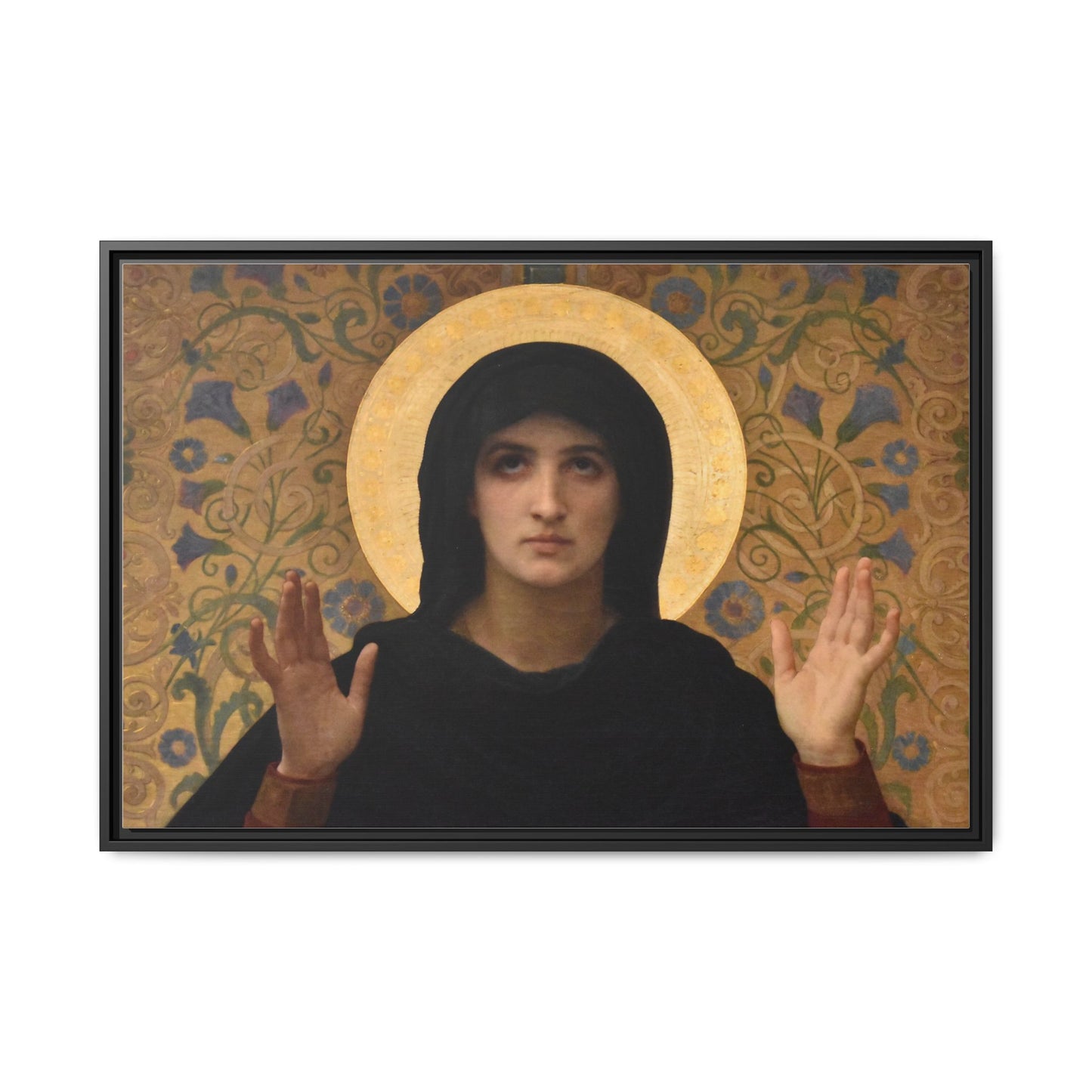 La Vierge consolatrice by William Adolphe Bouguereau Framed Matte Canvas Wall Art