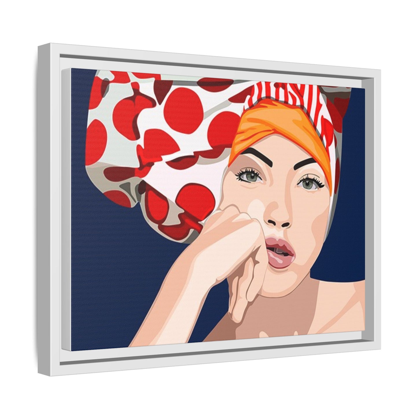 Vivid 20 by Orit Fuchs Pop Art Matte Canvas Framed Wall Art Print