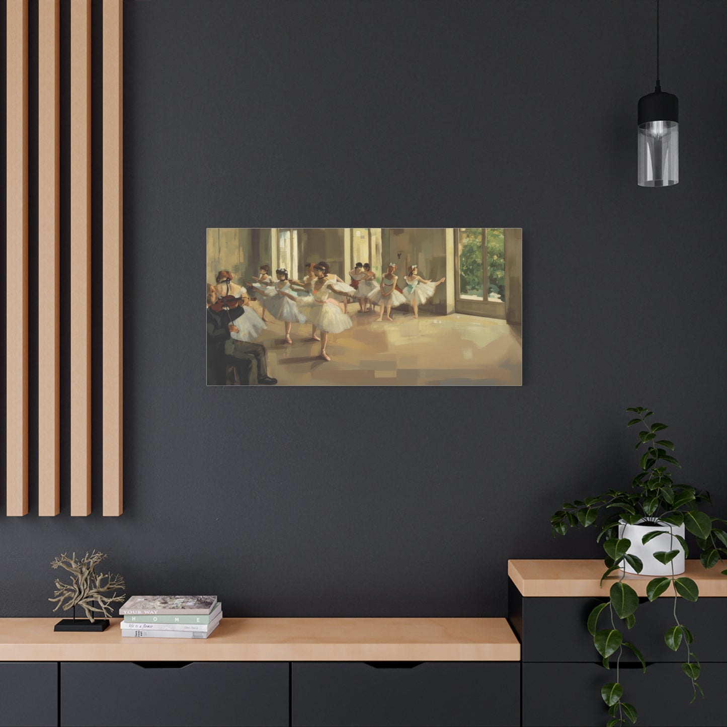 Ballet Rehearsal Matte Canvas