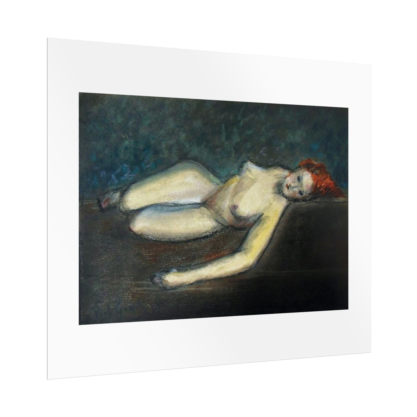 Lying nude by Paul Gosselin Wall Art Poster