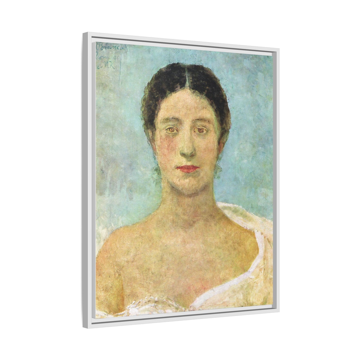 Bianca by Max Klinger Framed Matte Canvas Portrait Print