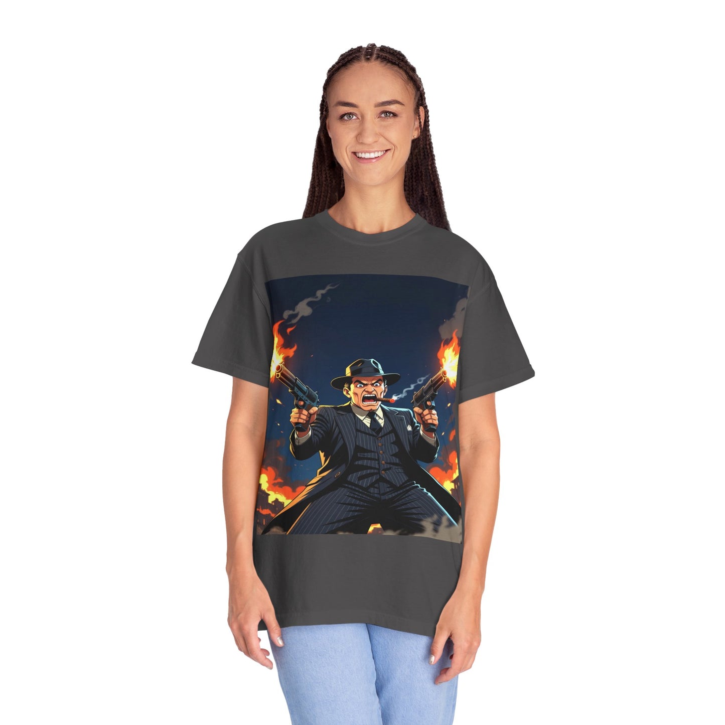 Gangster T‑Shirt — Vintage Outlaw Graphic Tee