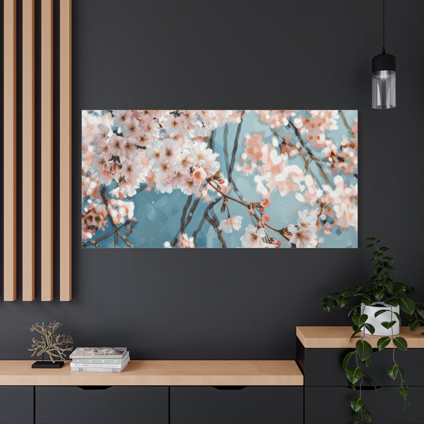 Cherry Blossom Matte Canvas Wall Art – Stretched 1.25"