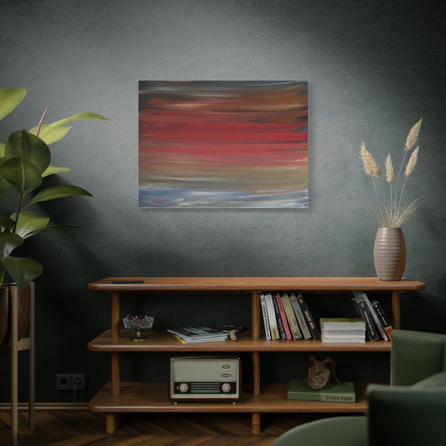 Misty morning by Norman Barrett Matte Canvas Print Wall Art
