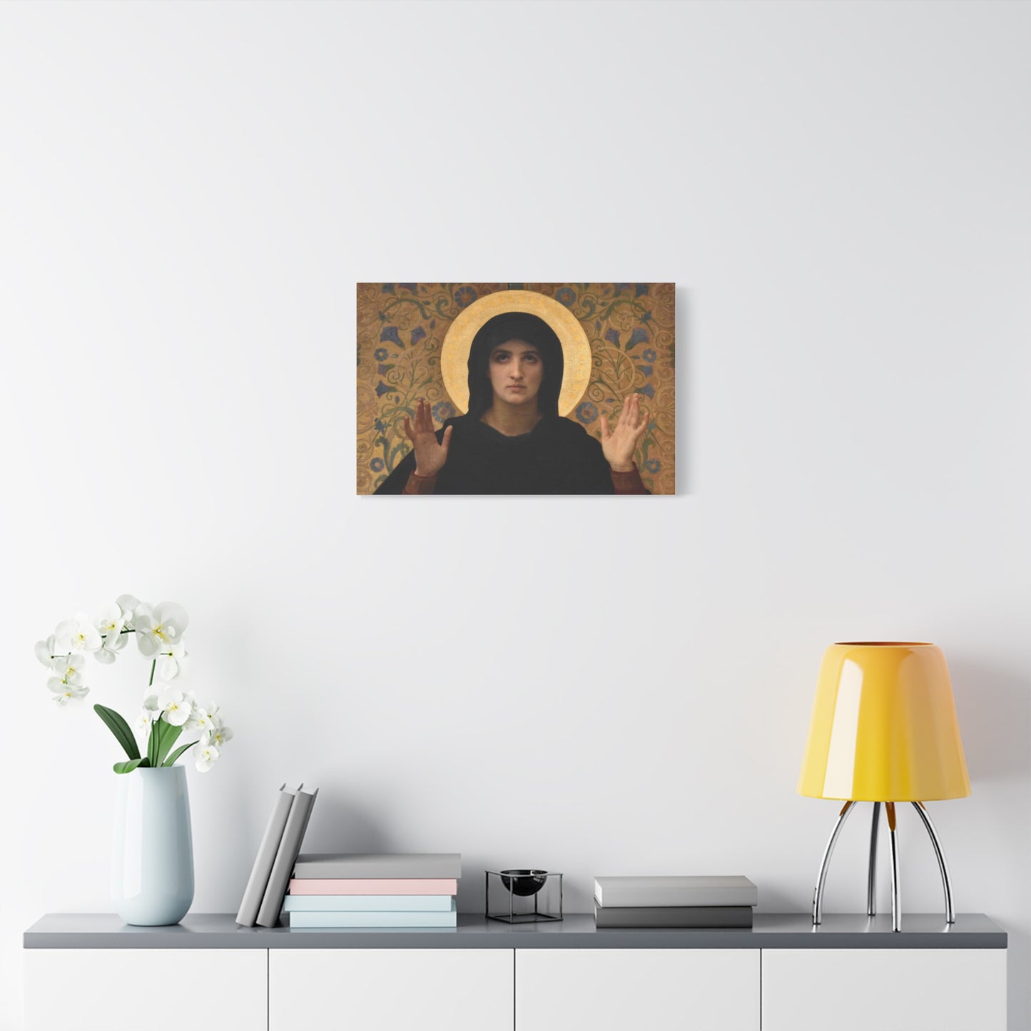 La Vierge consolatrice by William Adolphe Bouguereau Matte Stretched Wall Art