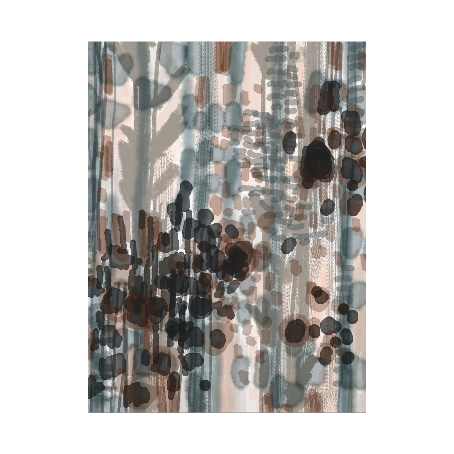 Vleken by an unknown artist Abstract Matte Canvas Wall Art