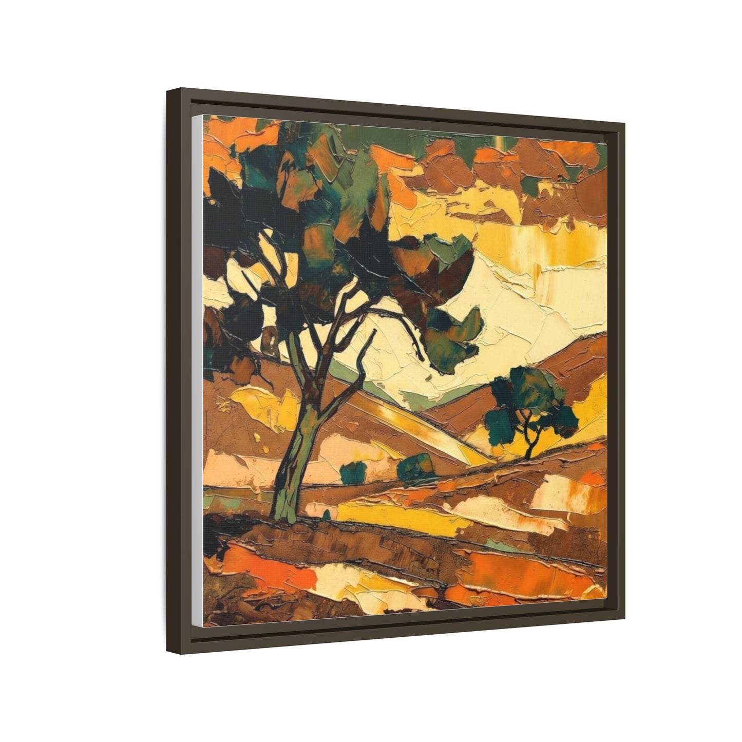 Framed Matte Canvas Landscape Art Print