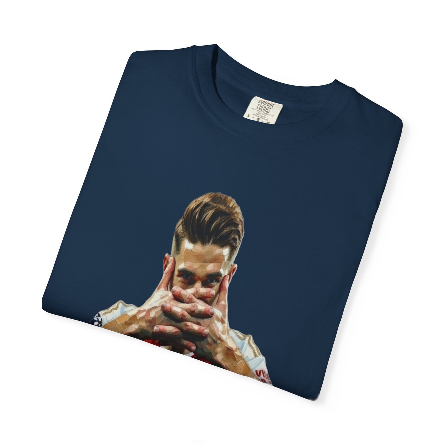 Soccer Celebration T-Shirt — Emirates 'Fly Better' Jersey Design