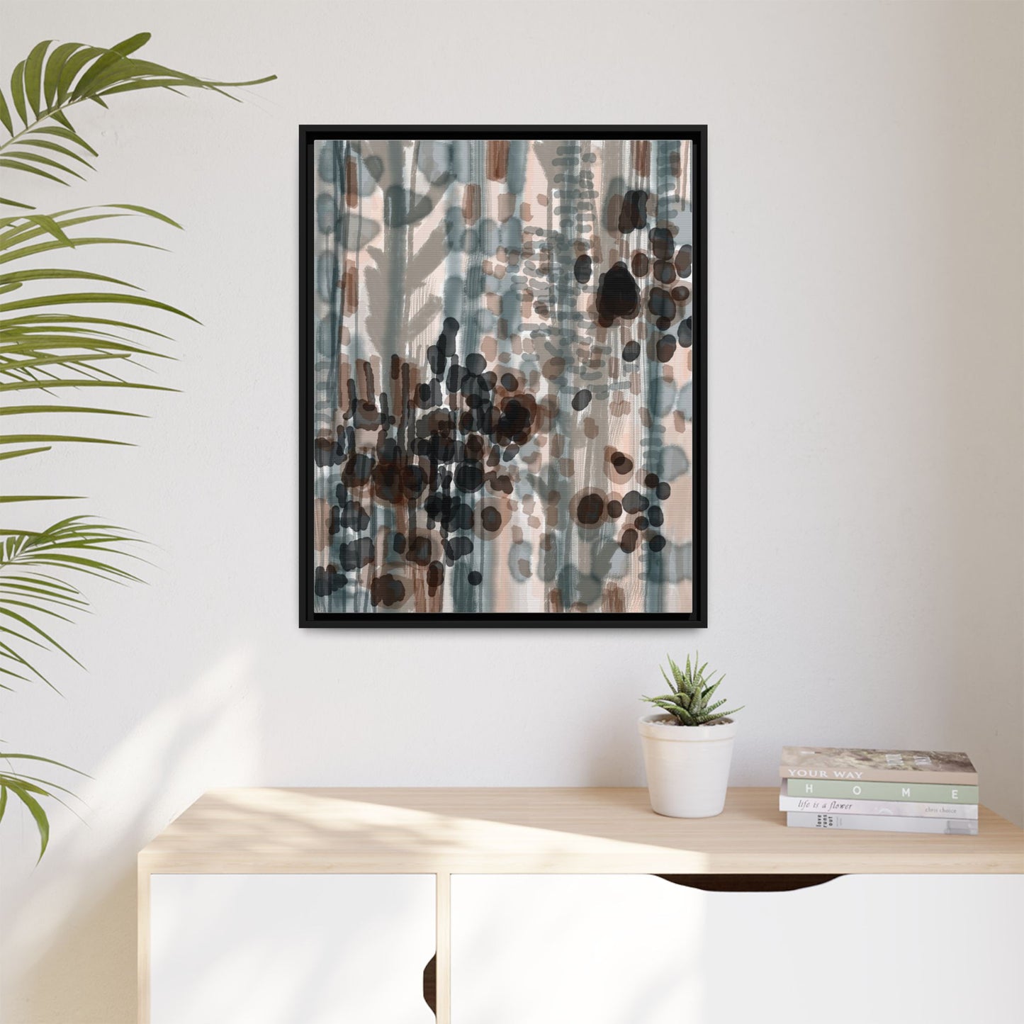 Vleken by an unknown artist Framed Canvas Art