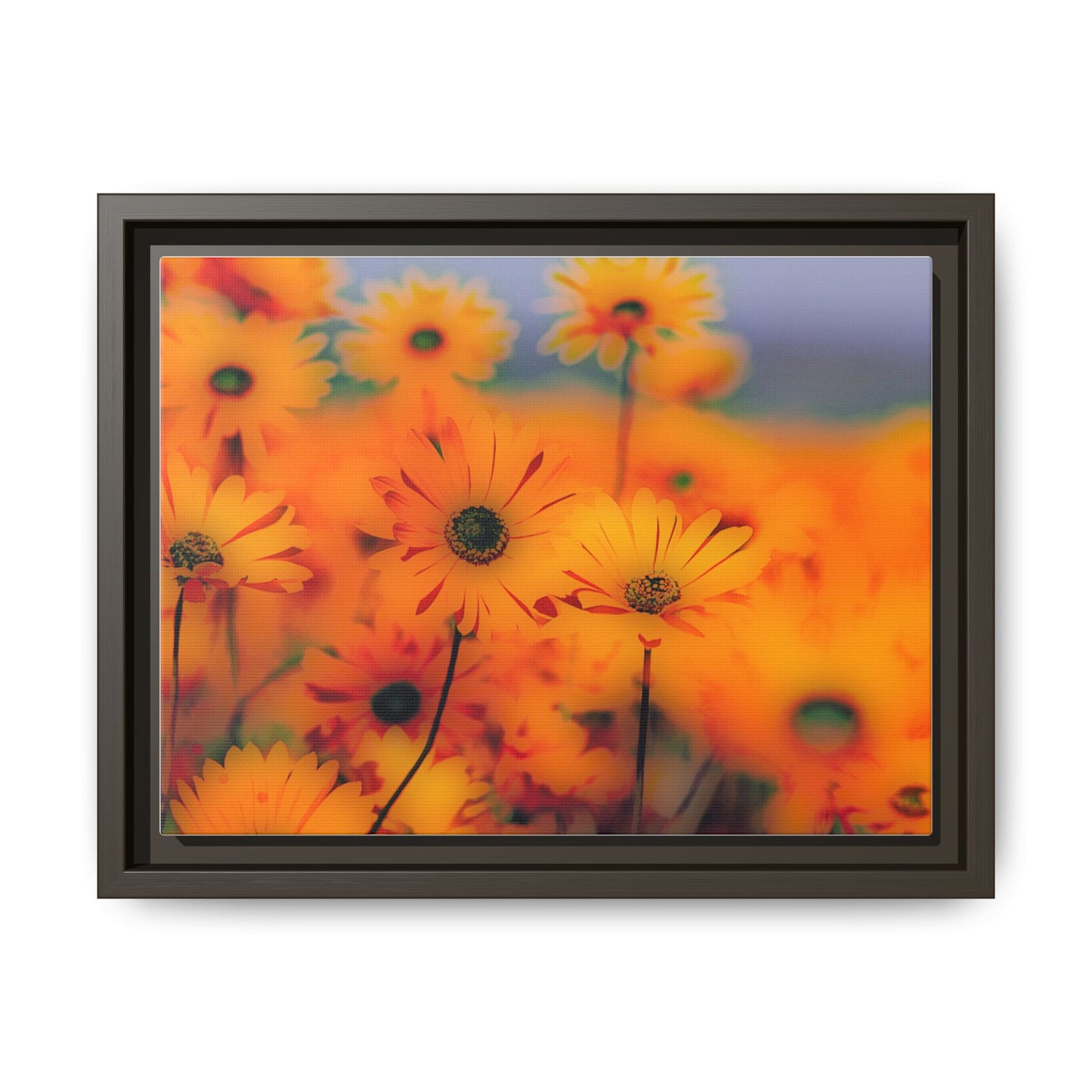 Bee Garden by Norman Barrett Framed Matte Canvas Wall Art Print