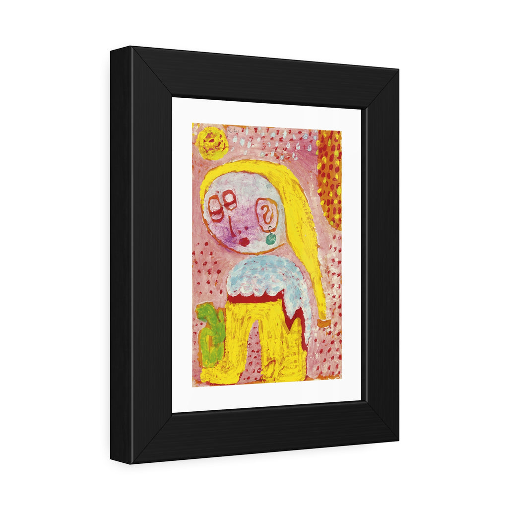 Magdalena vor der Bekehrung by Paul Klee Framed Abstract Wall Art Print