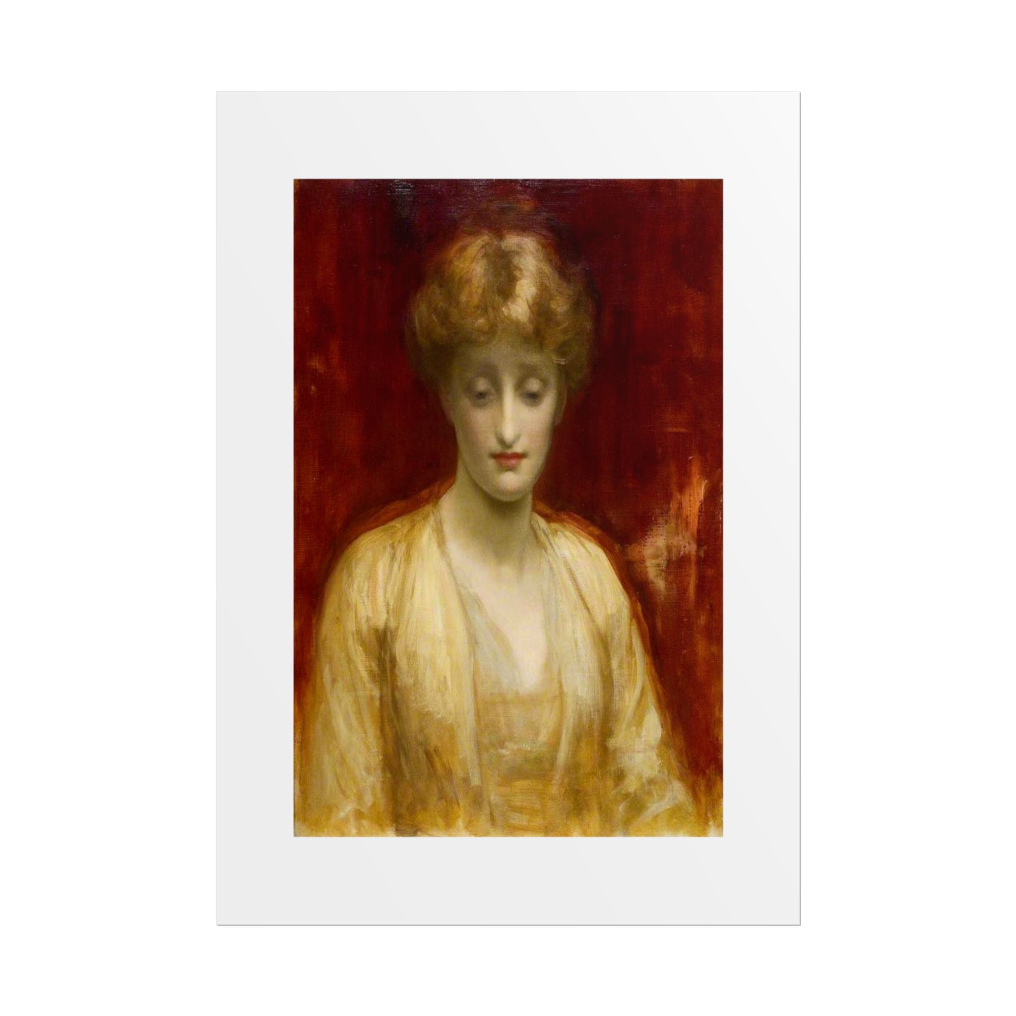 Mrs Williams by Lord Frederic Leighton Wall Art Print