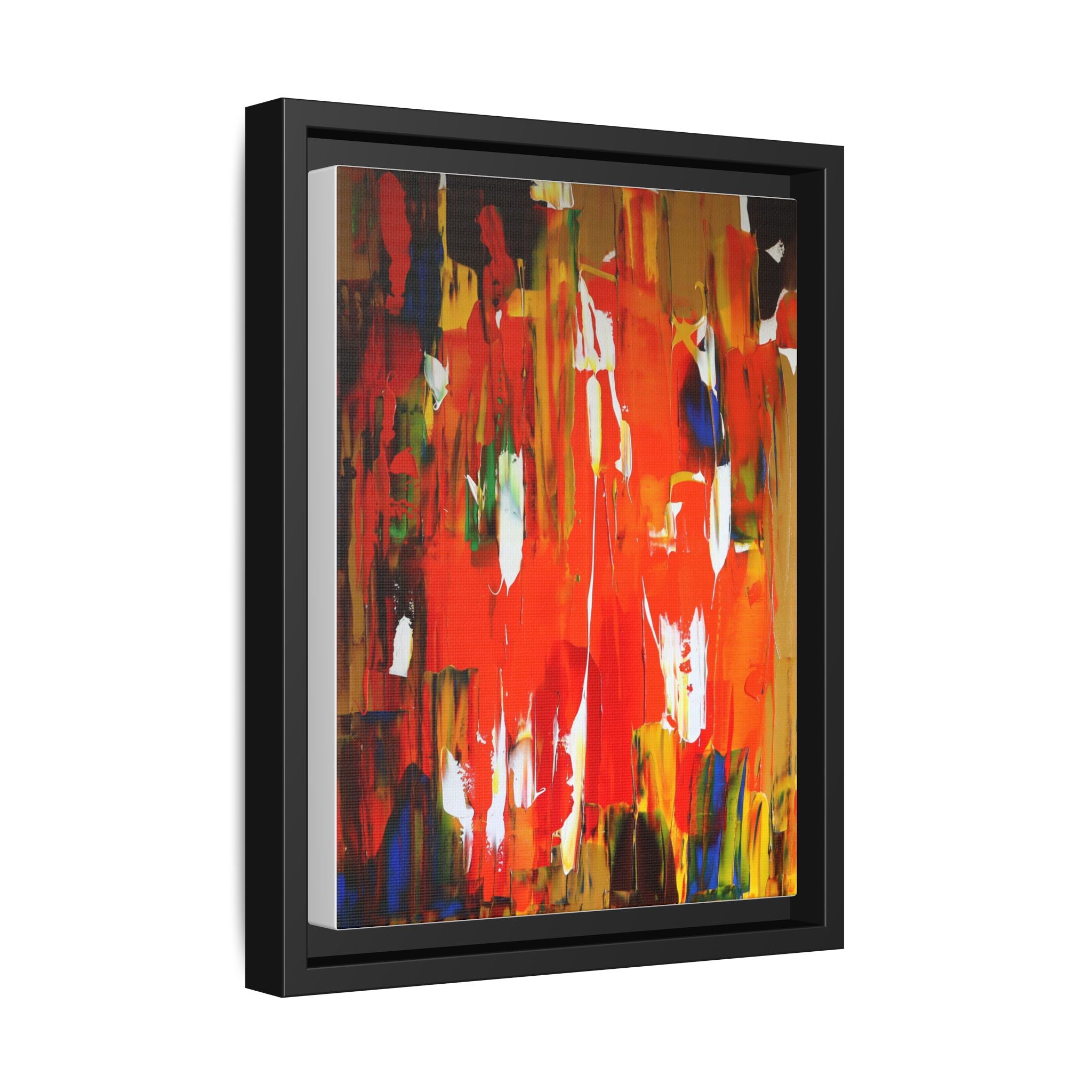 Burn baby burn by Norman Barrett Framed Matte Canvas Wall Art