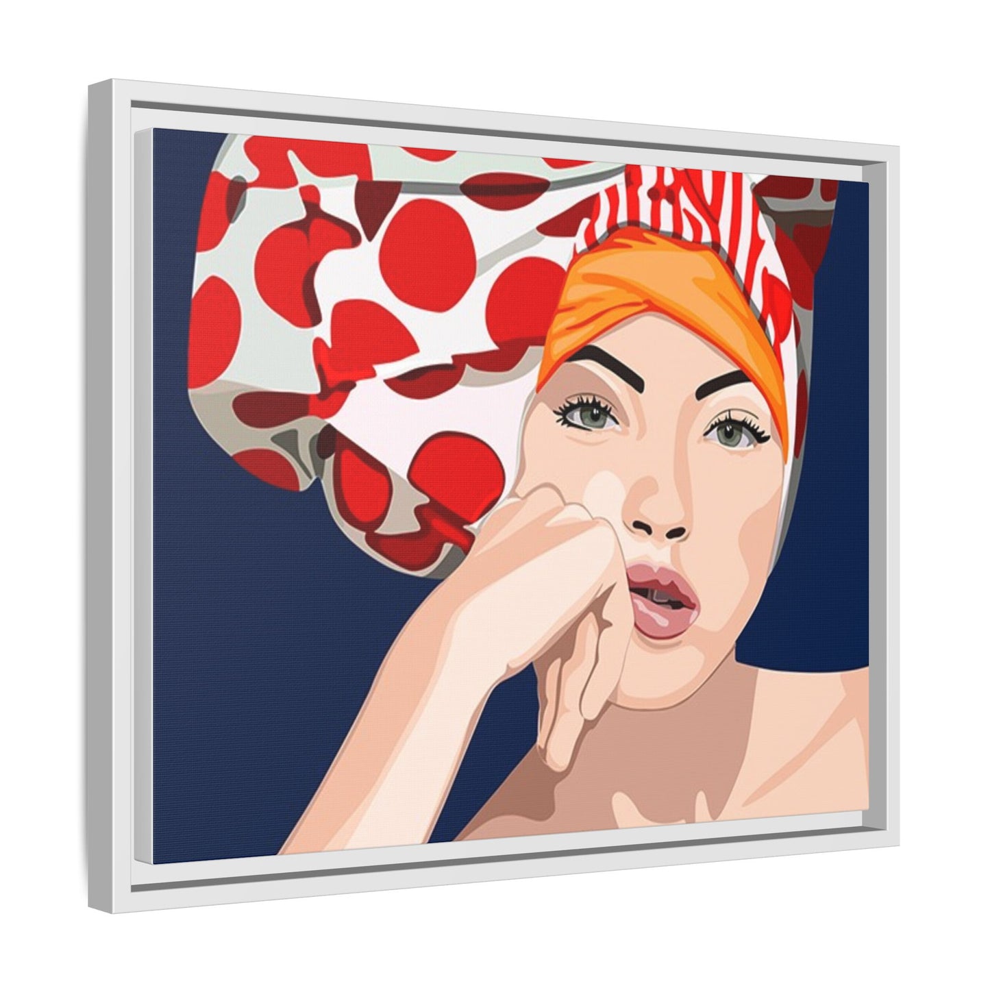 Vivid 20 by Orit Fuchs Pop Art Matte Canvas Framed Wall Art Print